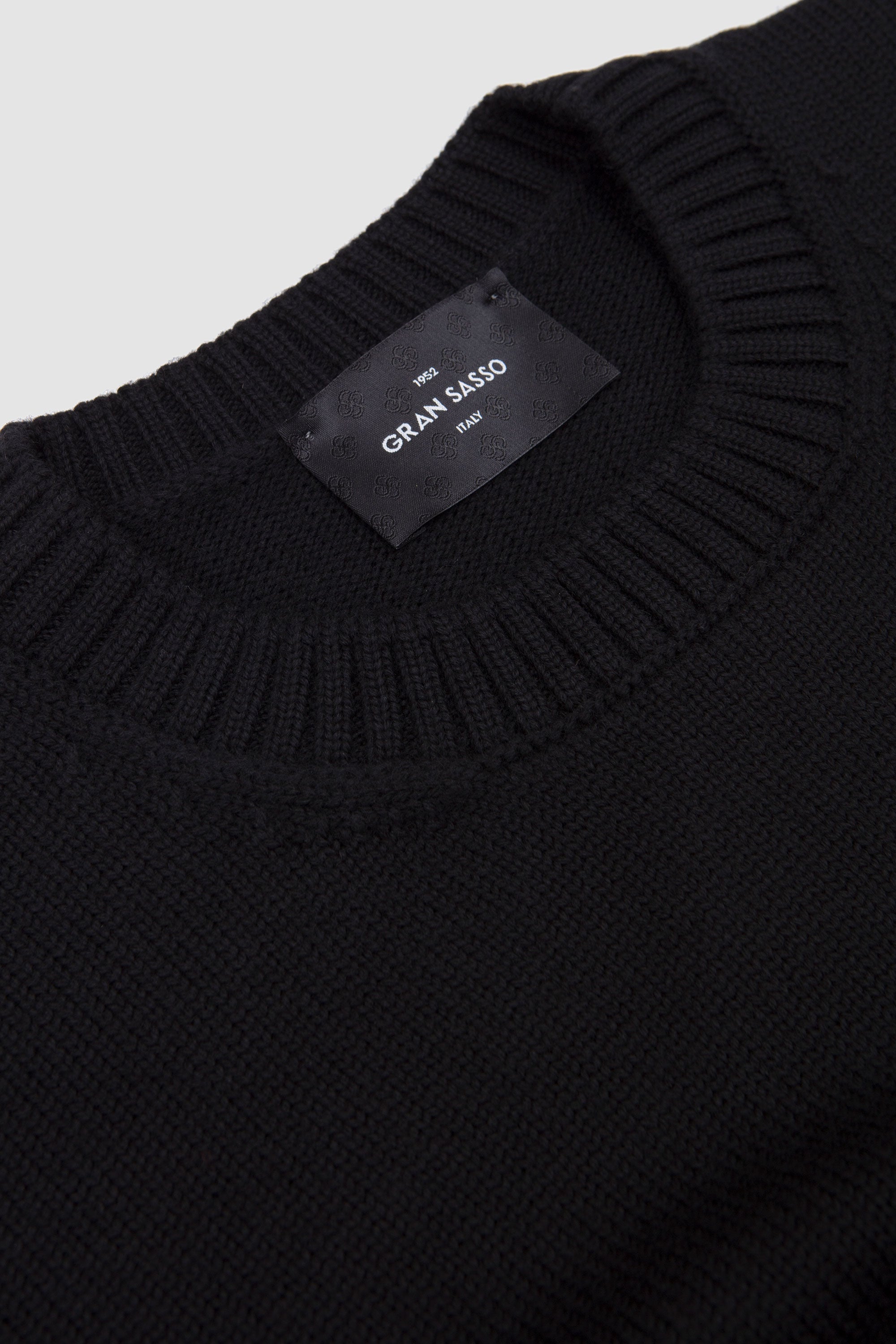 Extra Merinos Crew Neck Sweater Black