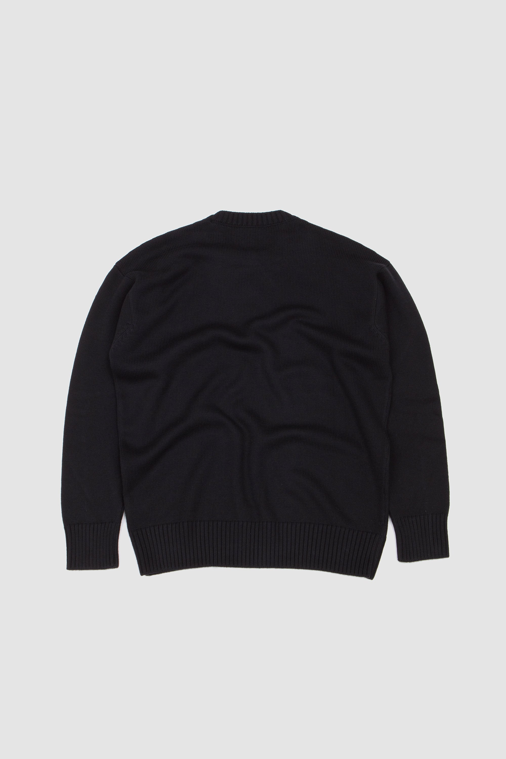 Extra Merinos Crew Neck Sweater Black_4