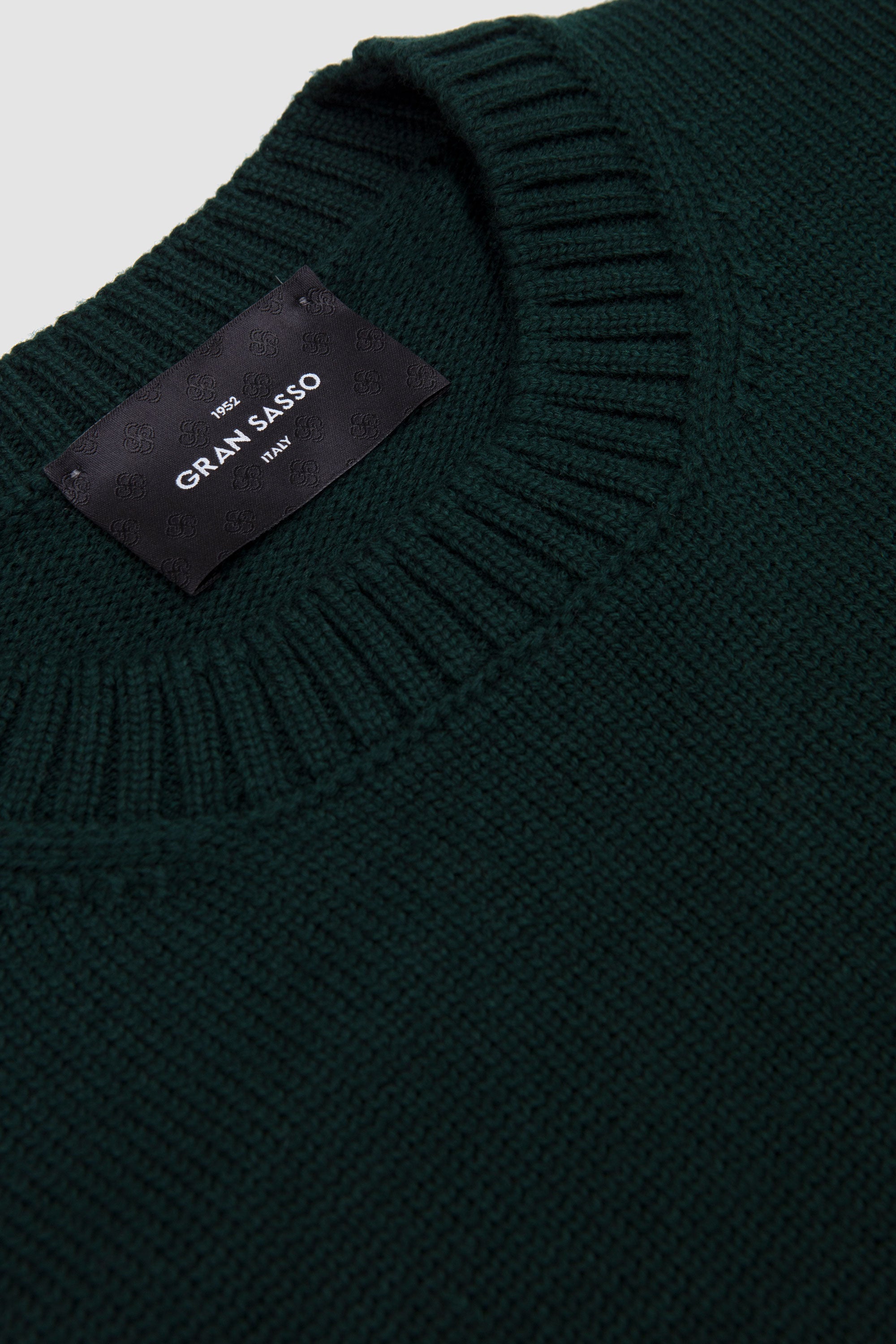 Extra Merinos Crew Neck Sweater Dark Green