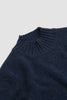 SPORTIVO STORE_Mock Neck Twisted Wool Sweater Dark Blue_3
