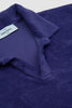 SPORTIVO STORE_Open Collar Terry Fleece Polo Purple_3