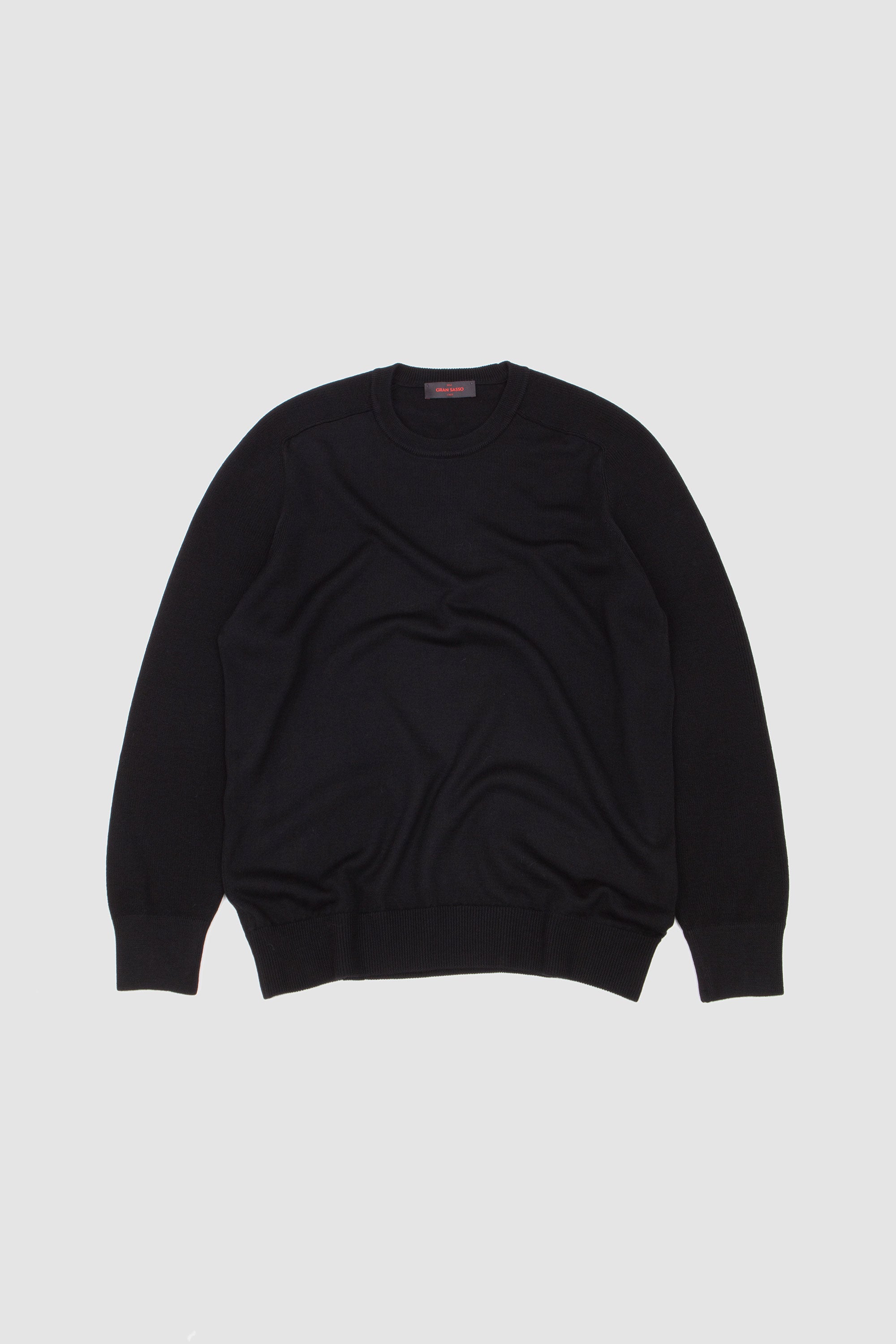 Rain Wool Crew Neck Sweater Black_6