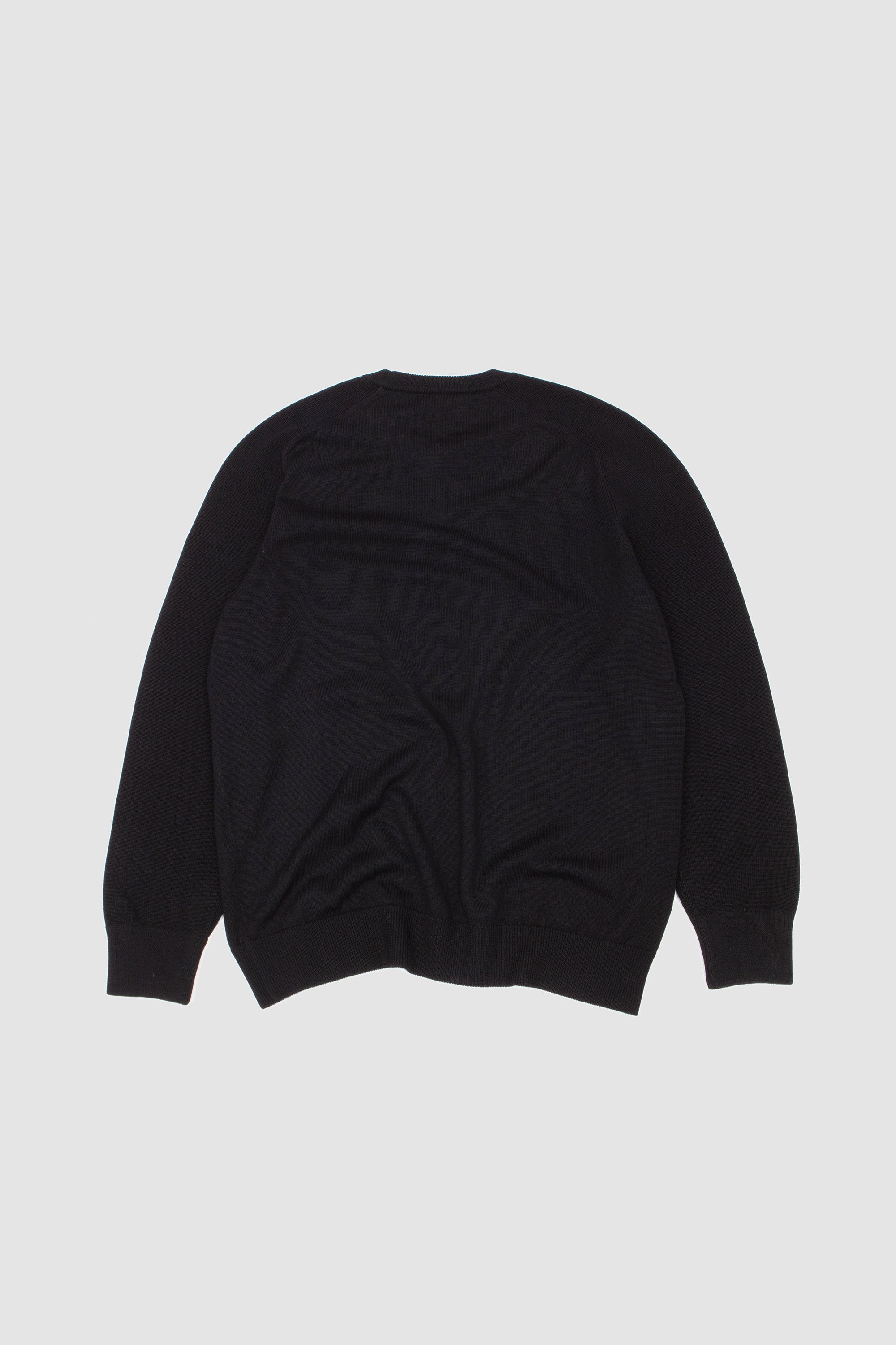 Rain Wool Crew Neck Sweater Black_4