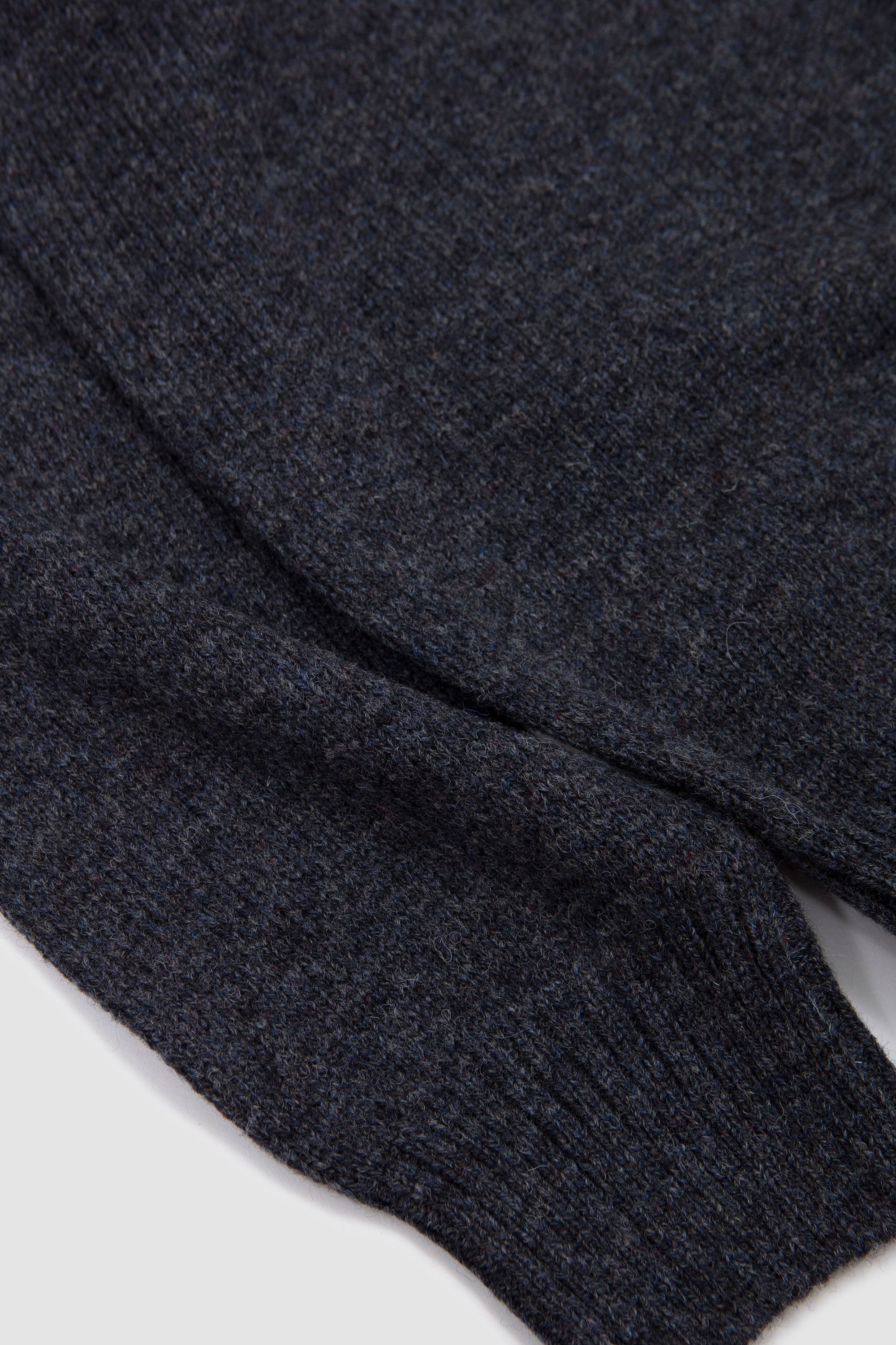 Shetland Crew Neck Sweater Athracite Melange