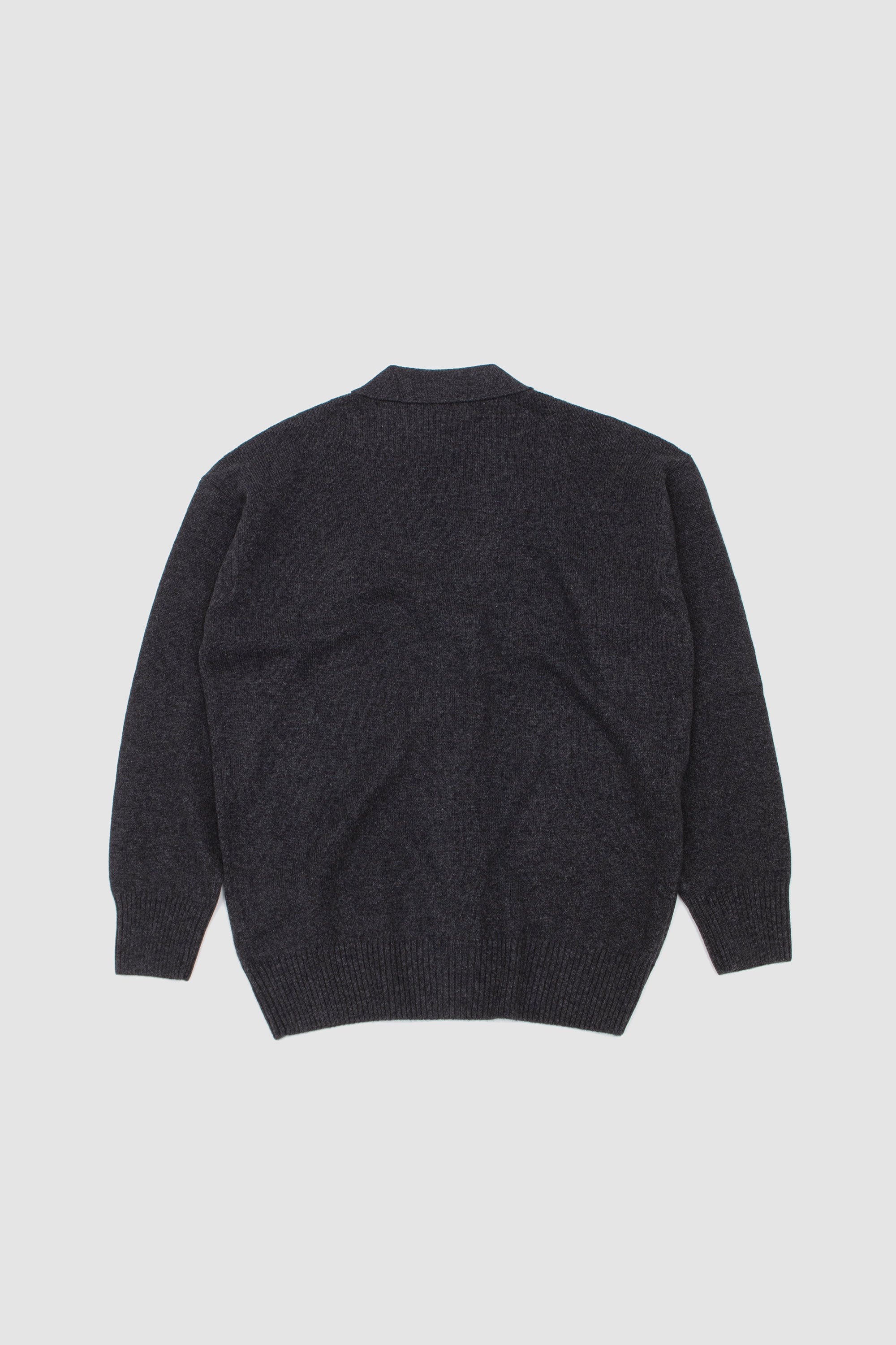 Super Geelong V Cardigan Brown Anthracite Melange_4