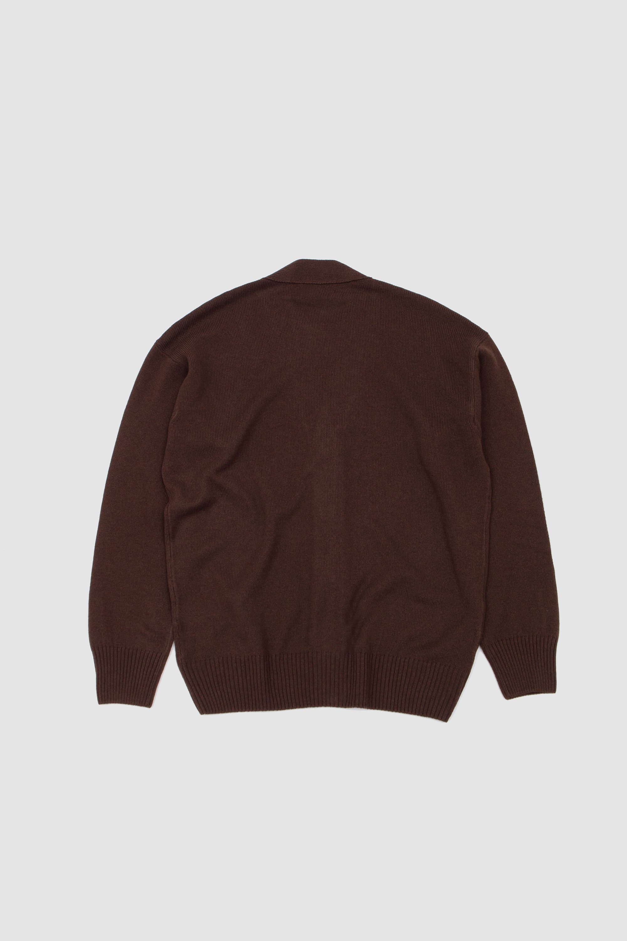Super Geelong V Cardigan Brown_4