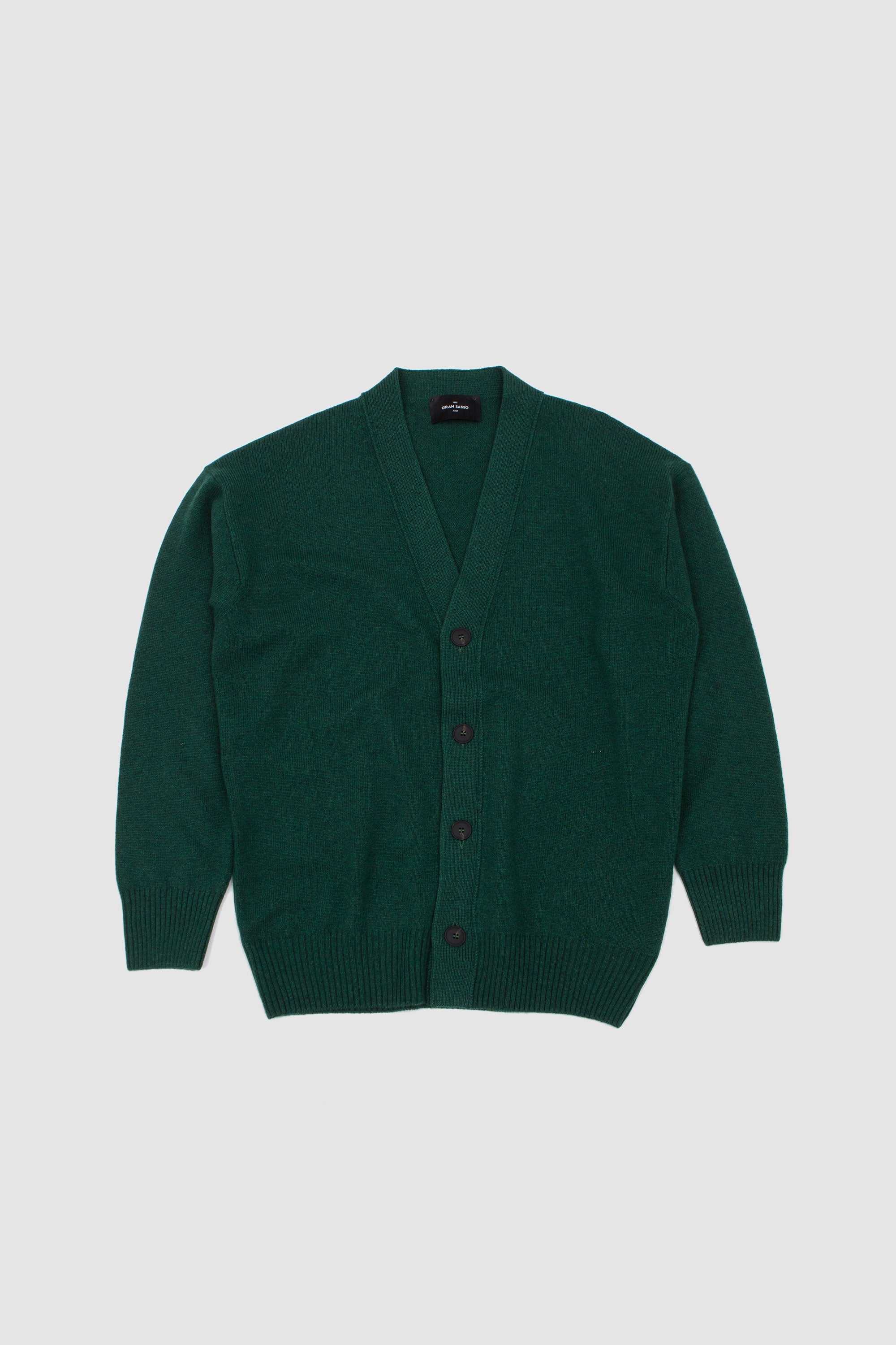 Super Geelong V Cardigan Green Melange