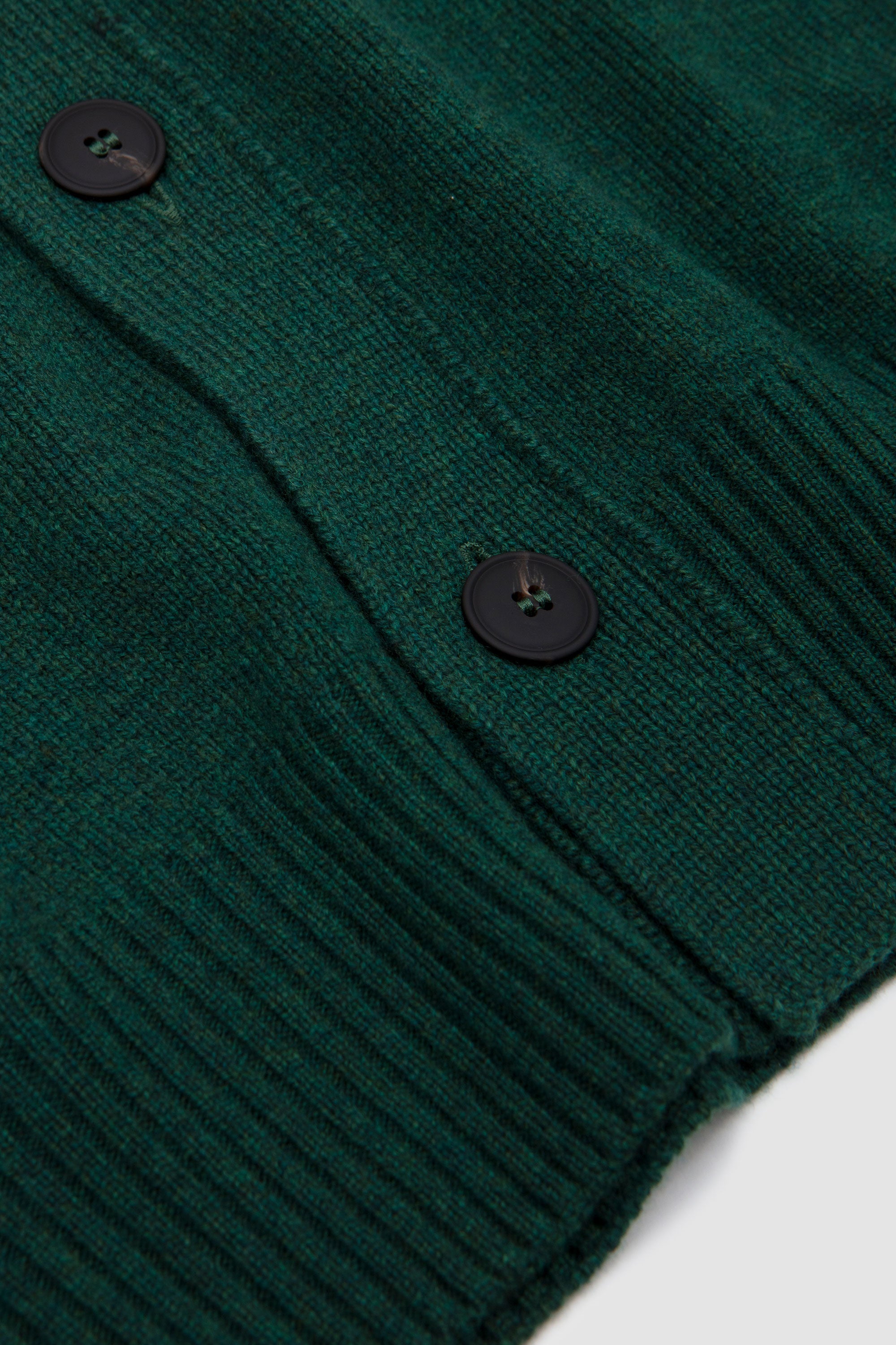 Super Geelong V Cardigan Green Melange