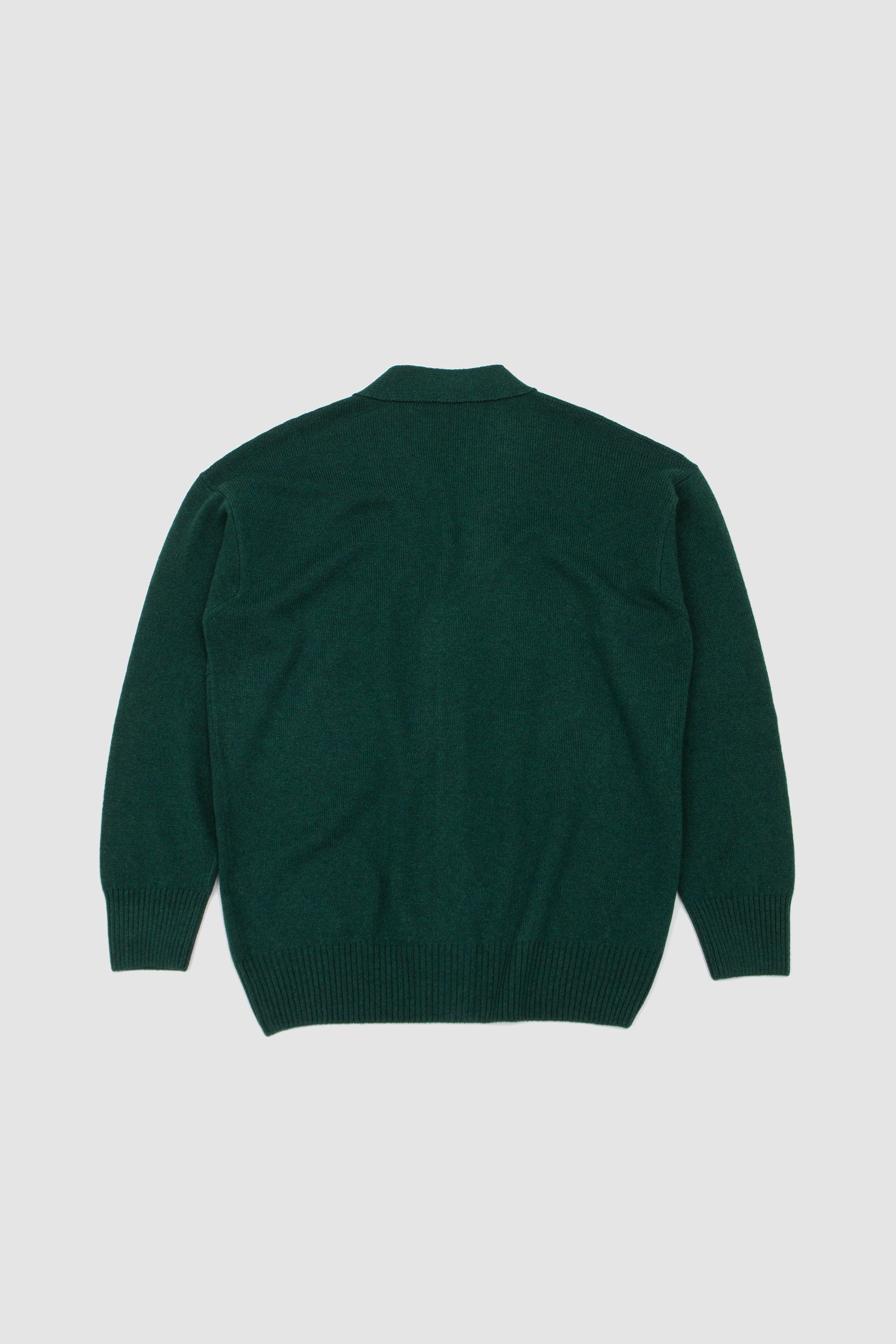 Super Geelong V Cardigan Green Melange_4