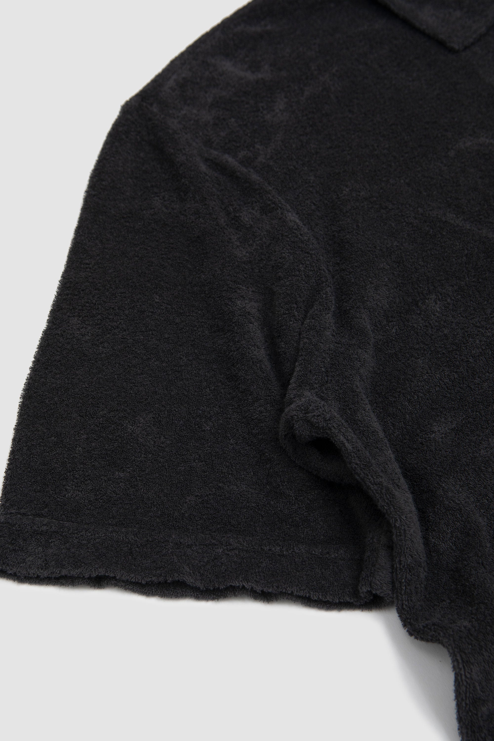 Towel Fleece Half-Zip Polo & Shorts Charcoal_5