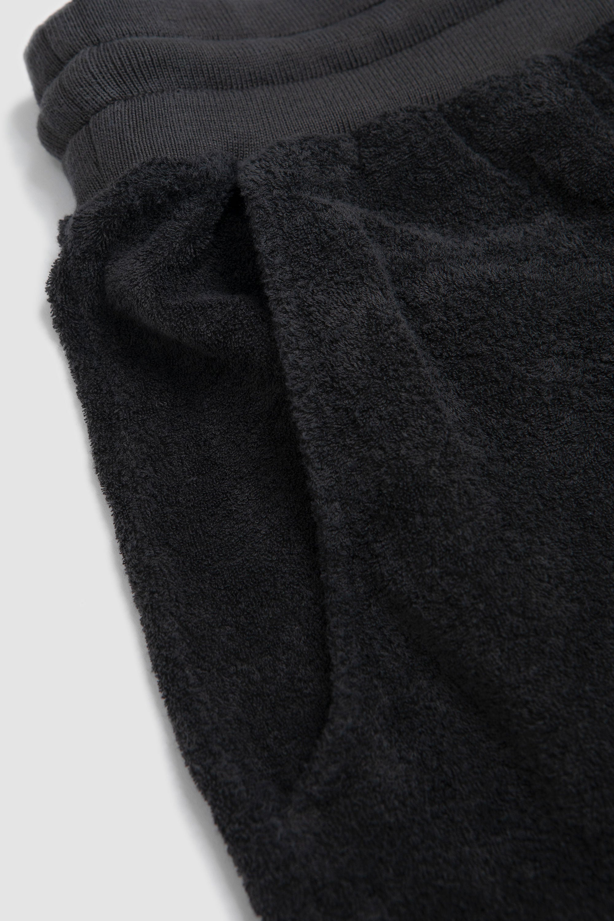 Towel Fleece Half-Zip Polo & Shorts Charcoal_7
