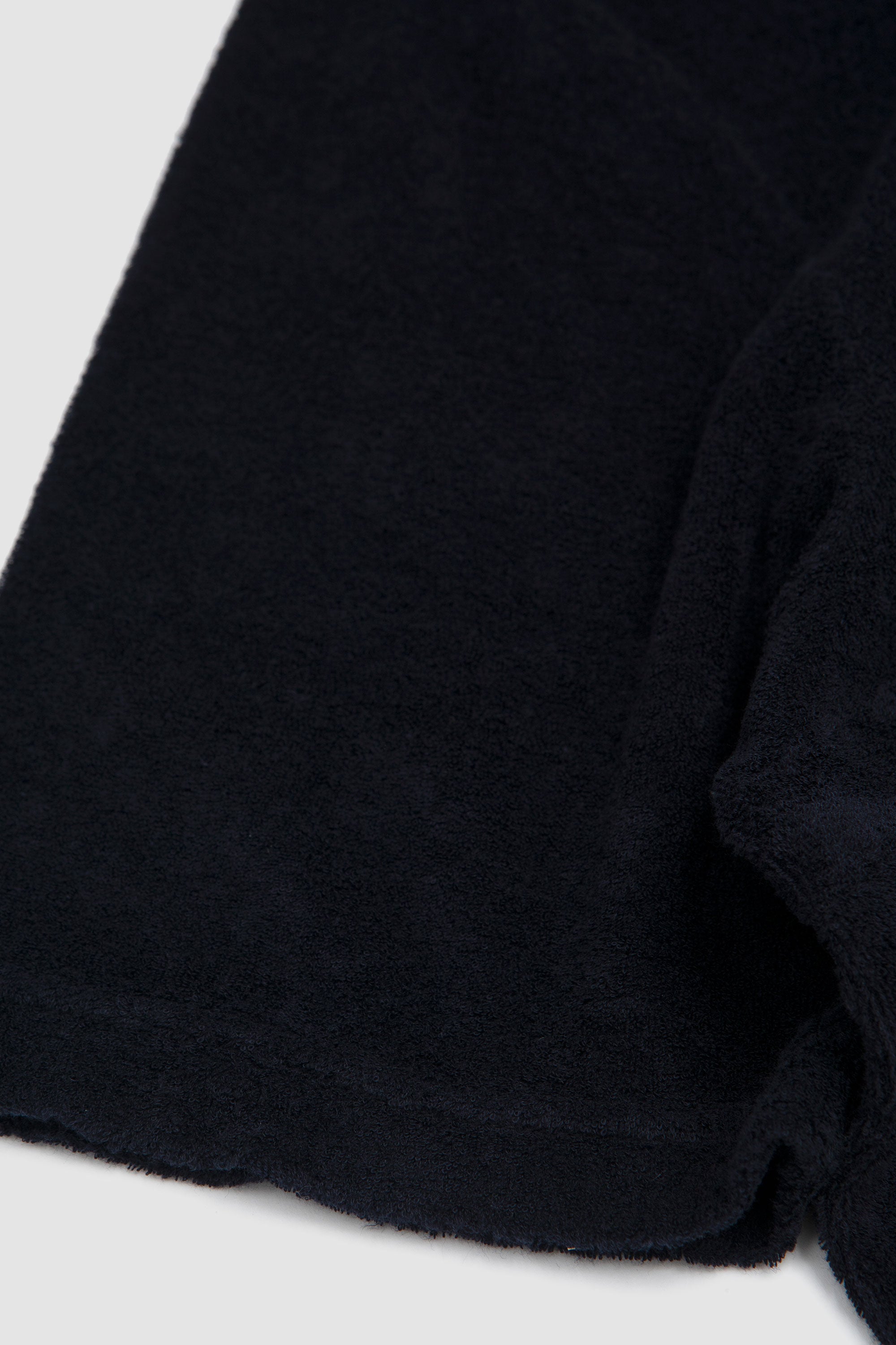 Towel Fleece Half-Zip Polo & Shorts Navy_4