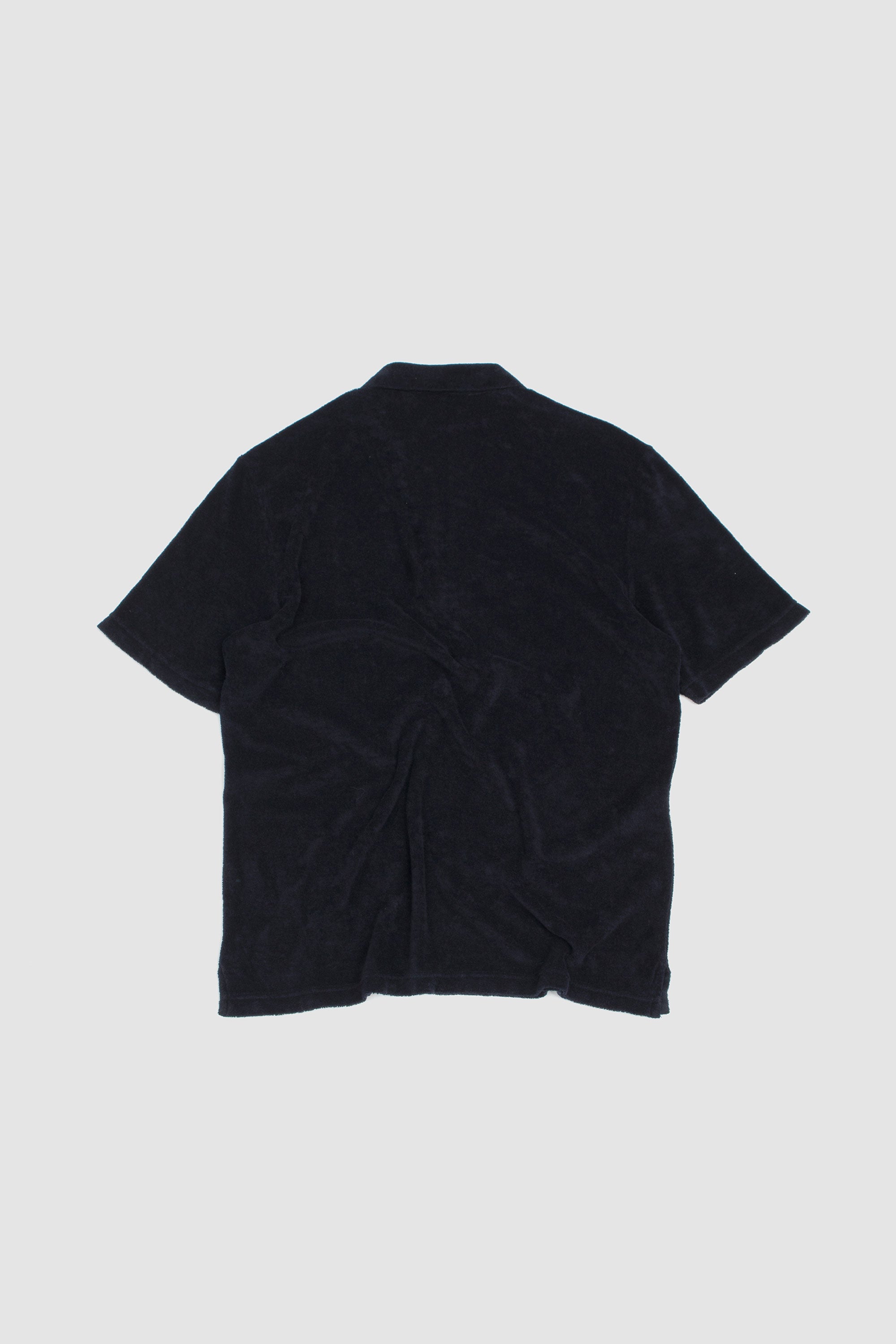 Towel Fleece Half-Zip Polo & Shorts Navy_7