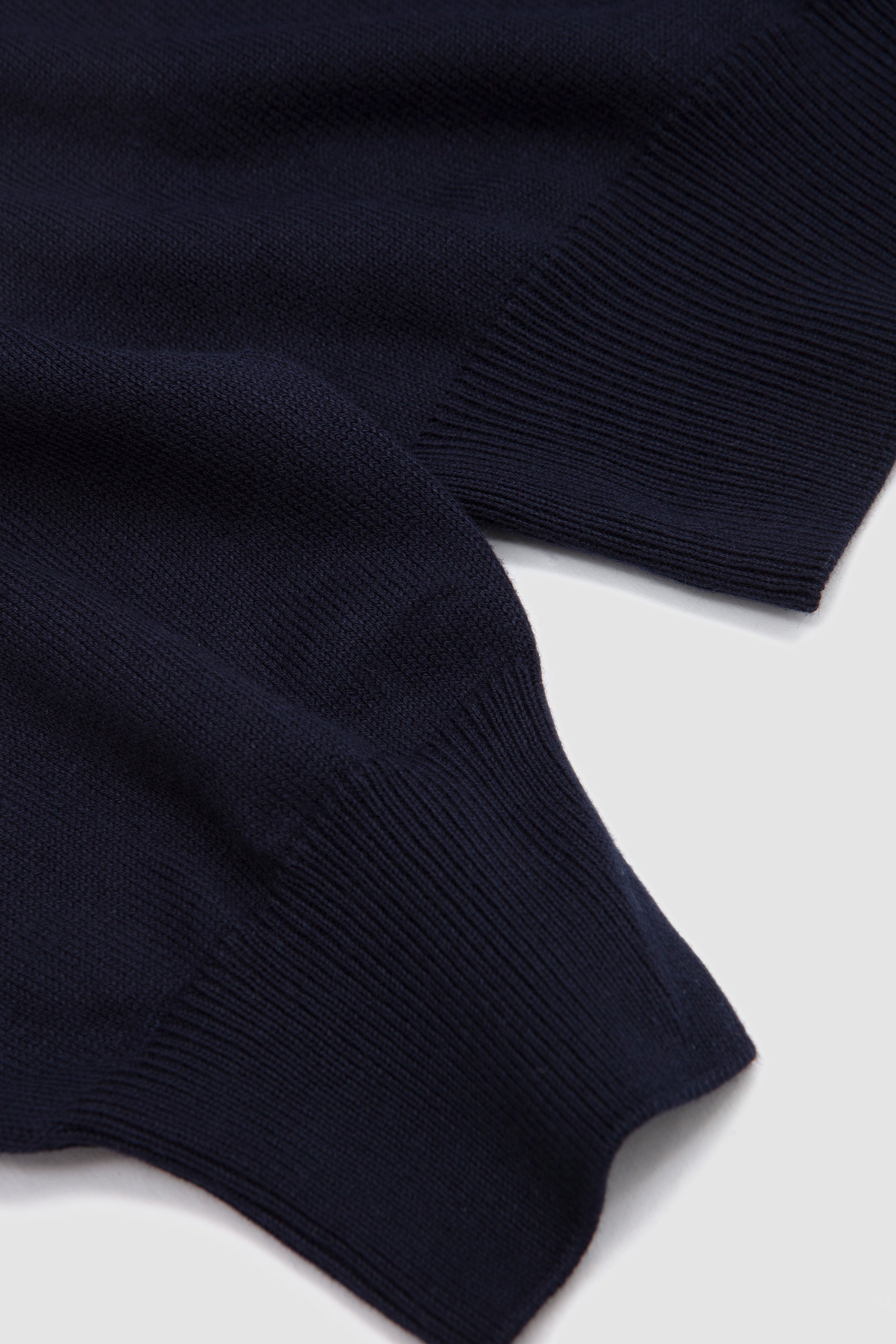 Egyption Cotton Crew Neck Sweater Navy_3
