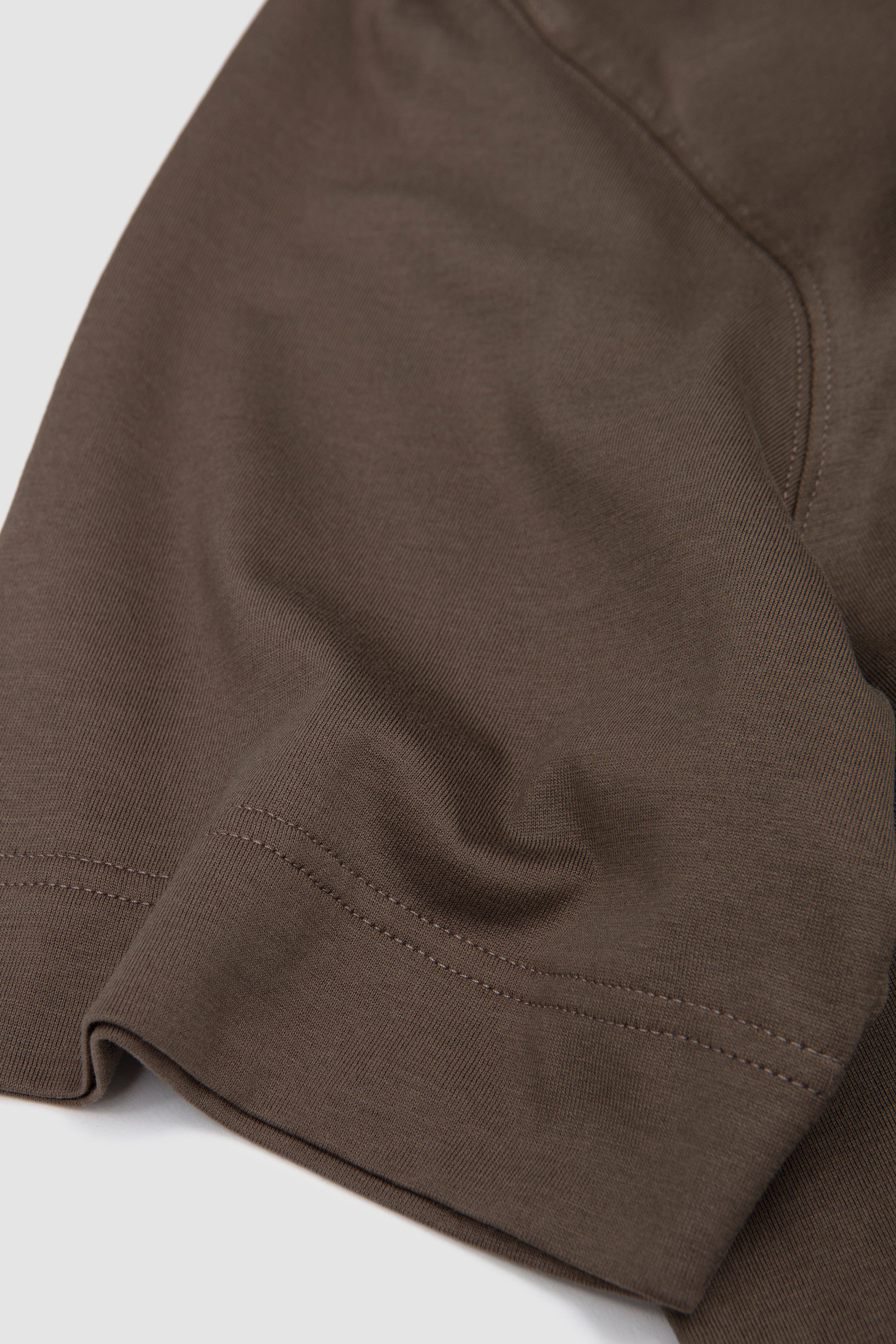 Crew Neck T-Shirt Khaki_3