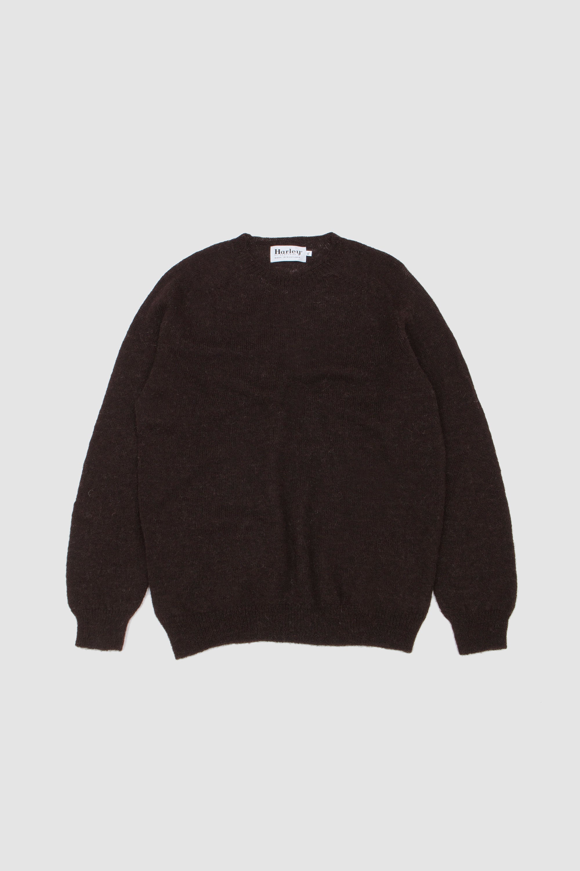 1 Ply Crew Neck Sweater Black