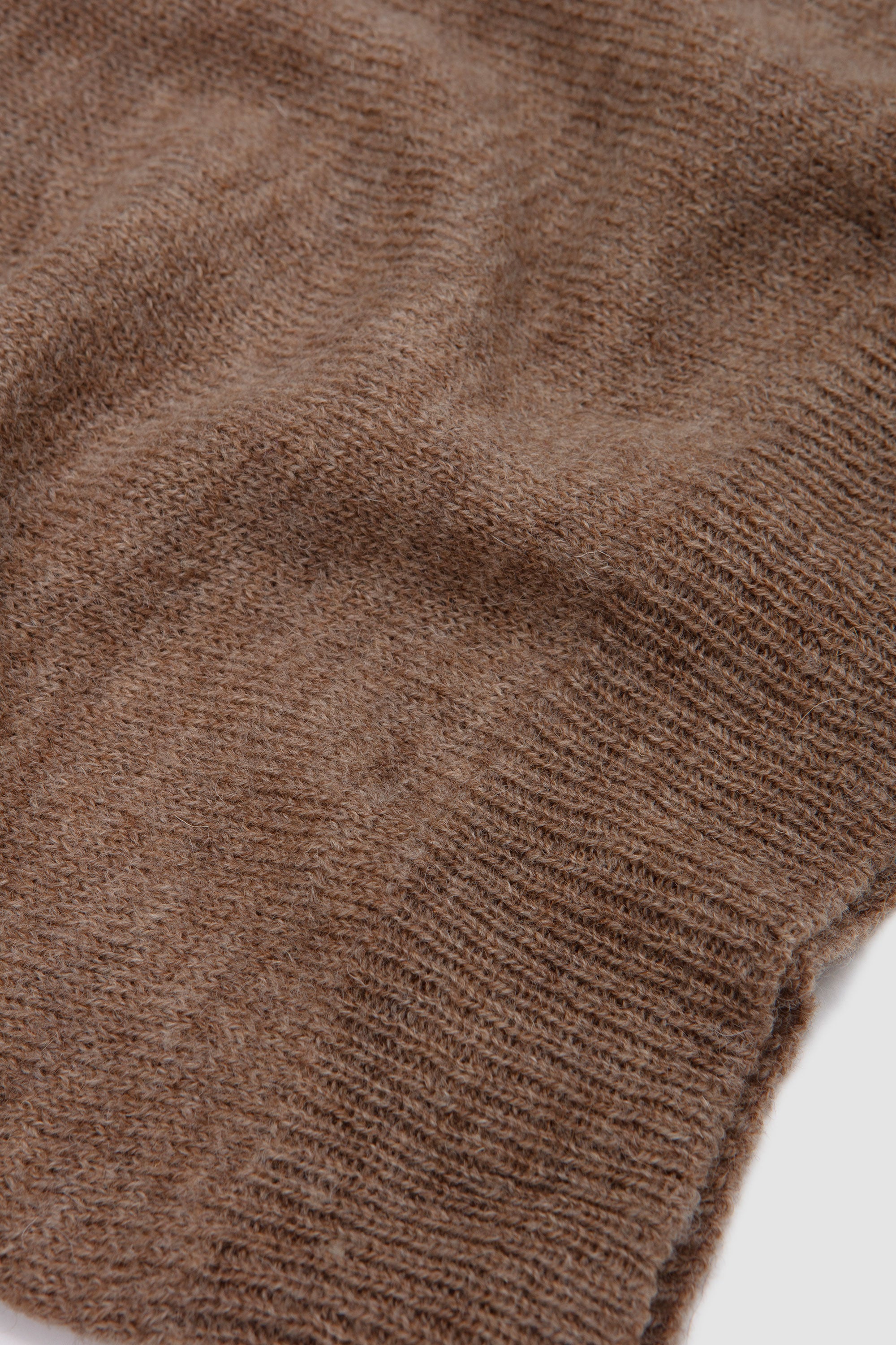 1 Ply Crew Neck Sweater Fawn