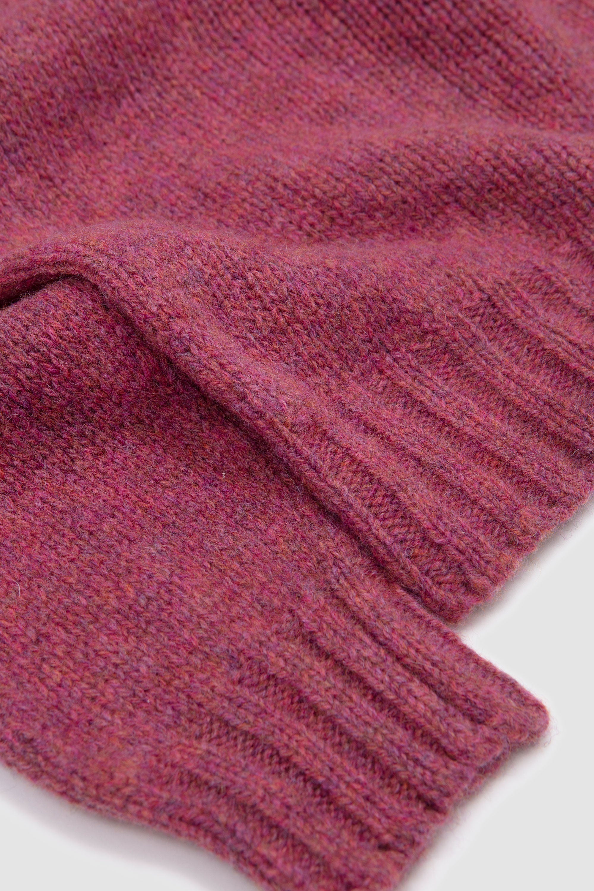 Chunky Yoke Crew Neck Sweater Zinnia/ Snow White_3