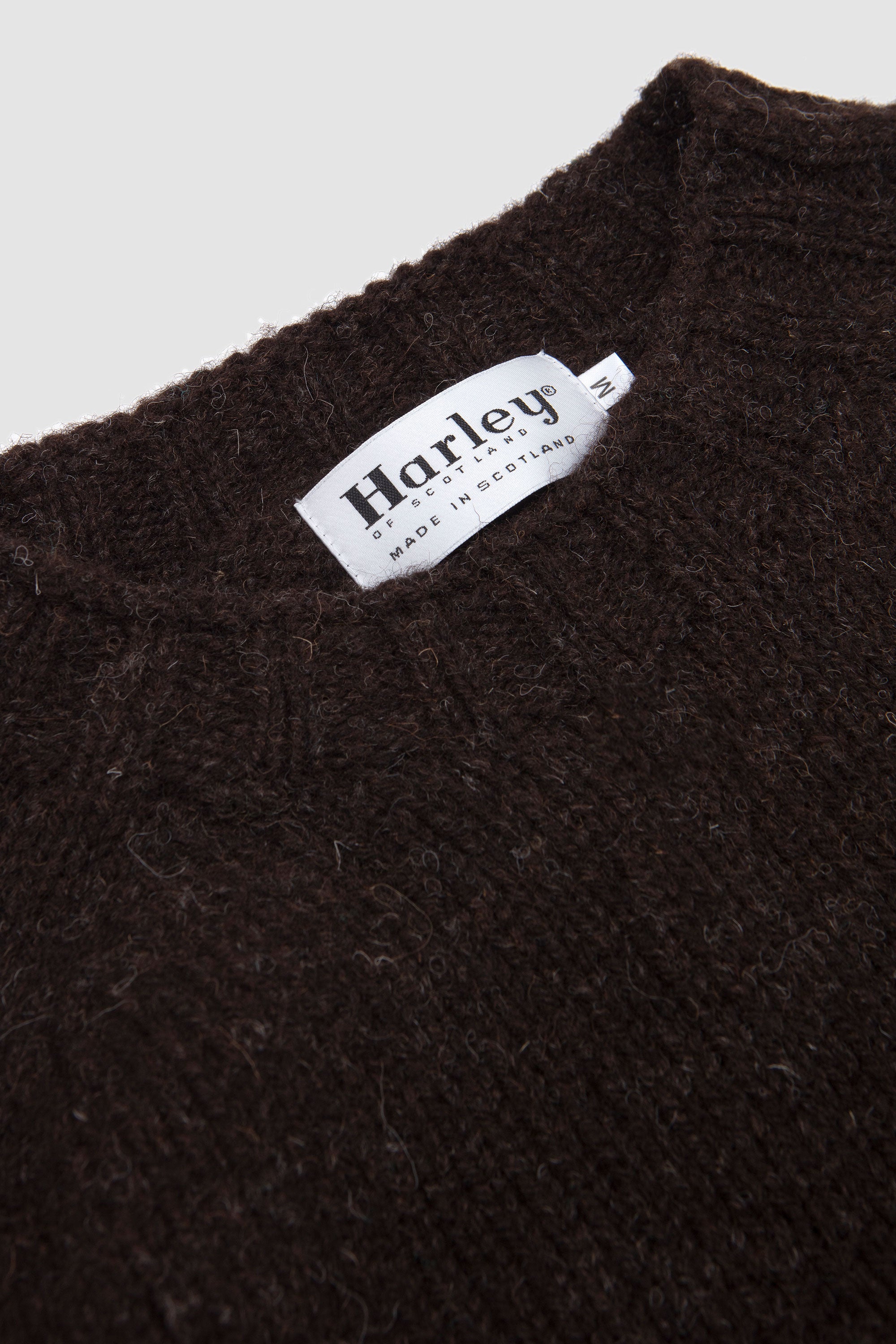 Saddle Shoulder Crew Neck Sweater Welsh Black_2