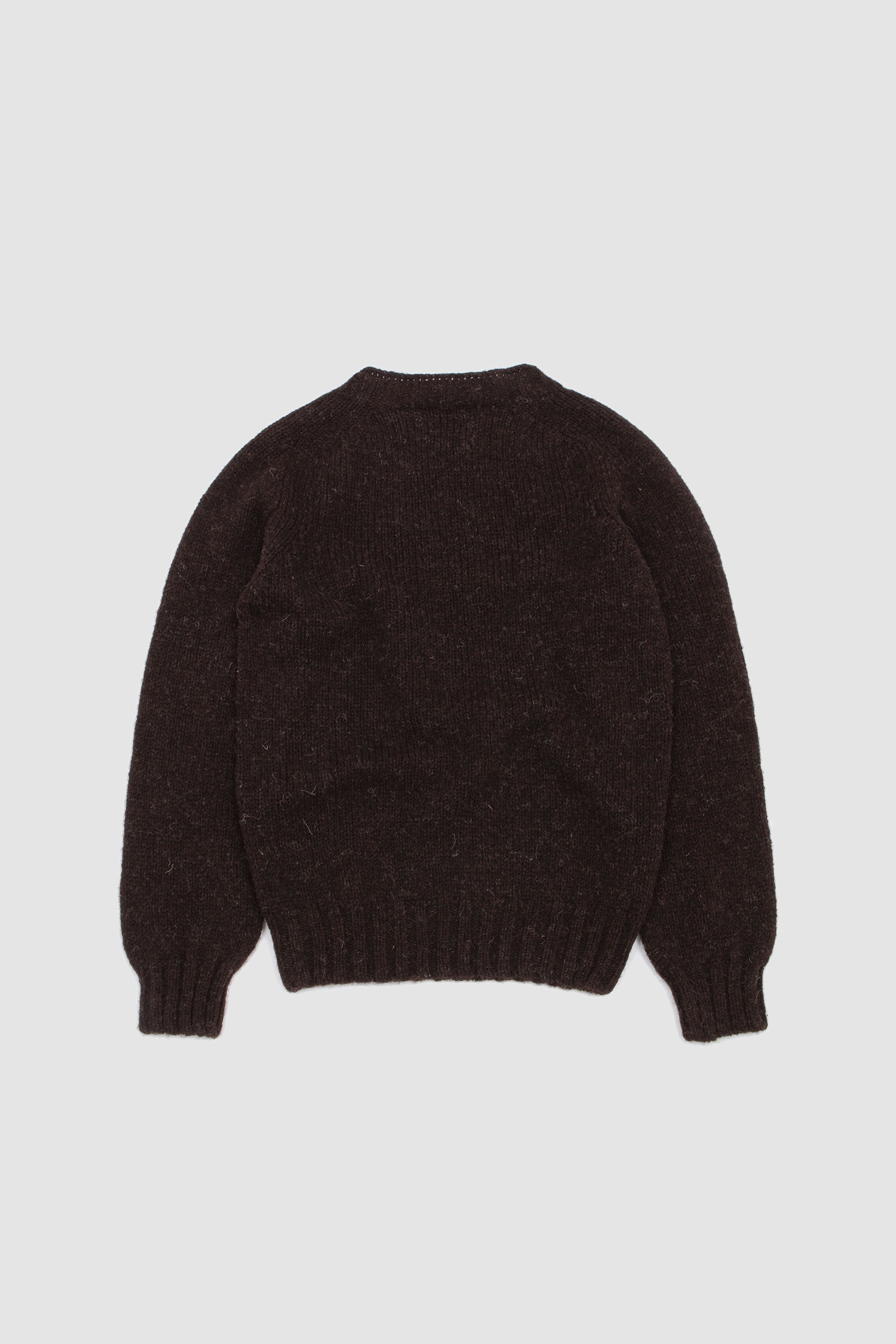 Saddle Shoulder Crew Neck Sweater Welsh Black_4