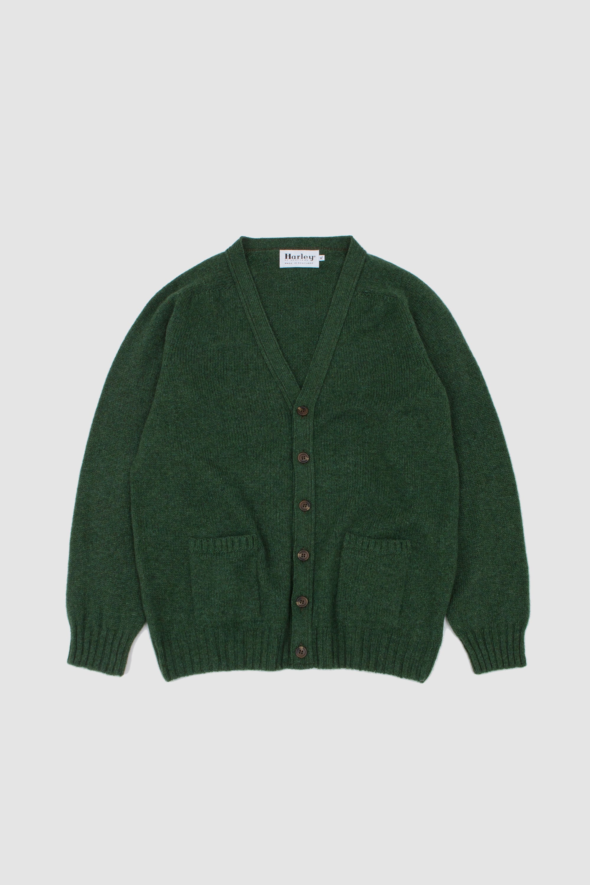 Saddle Shoulder V Cardigan W/ Pockets Serpentine_1