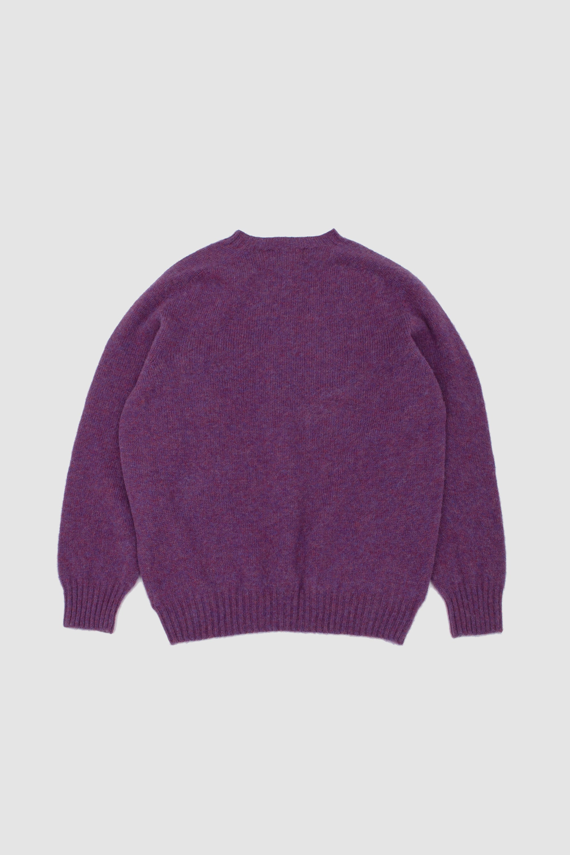 Shaggy/ Saddle Shoulder Crew Neck Sweater Calluna_4