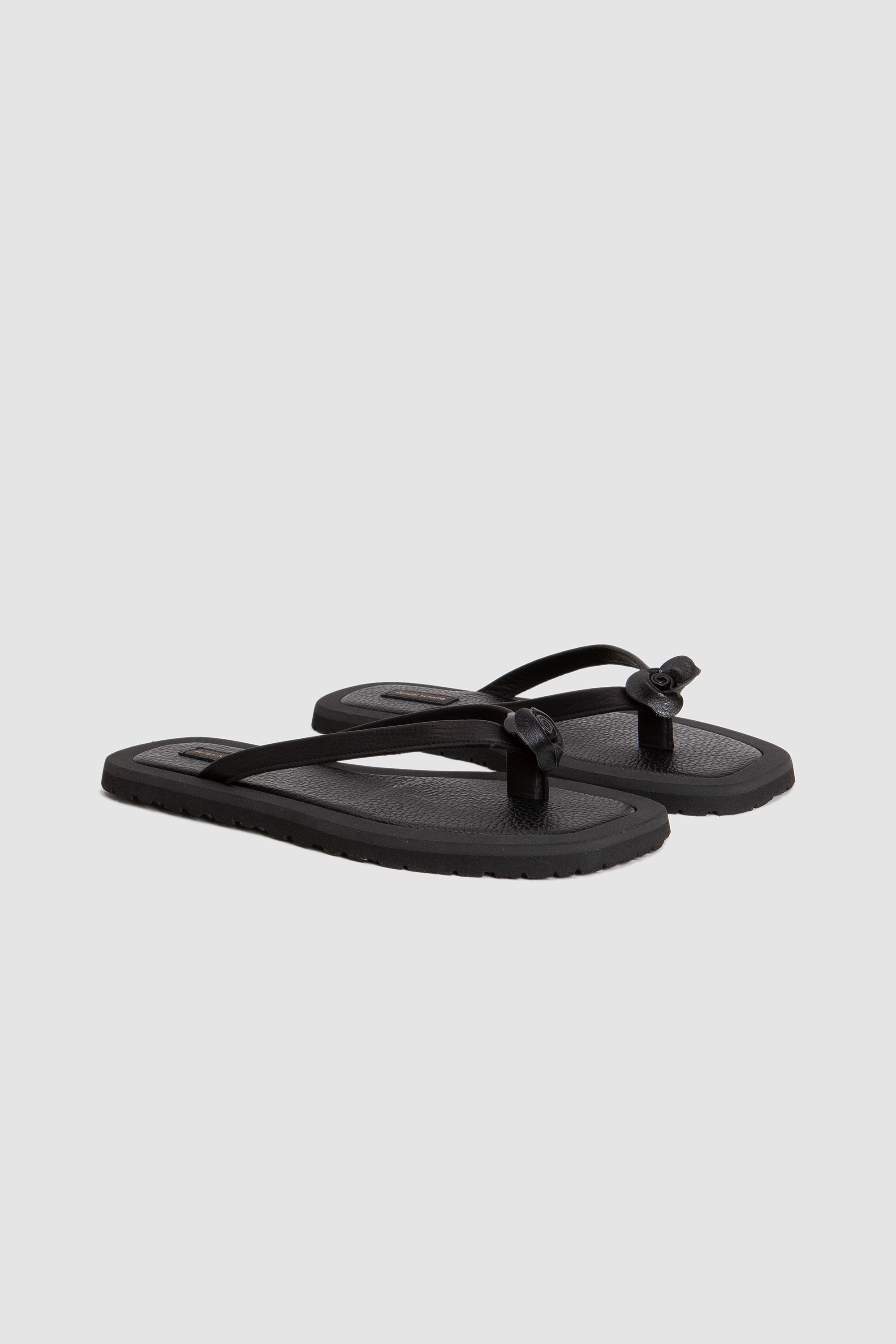 Bloom Thong Sandals Black/Black