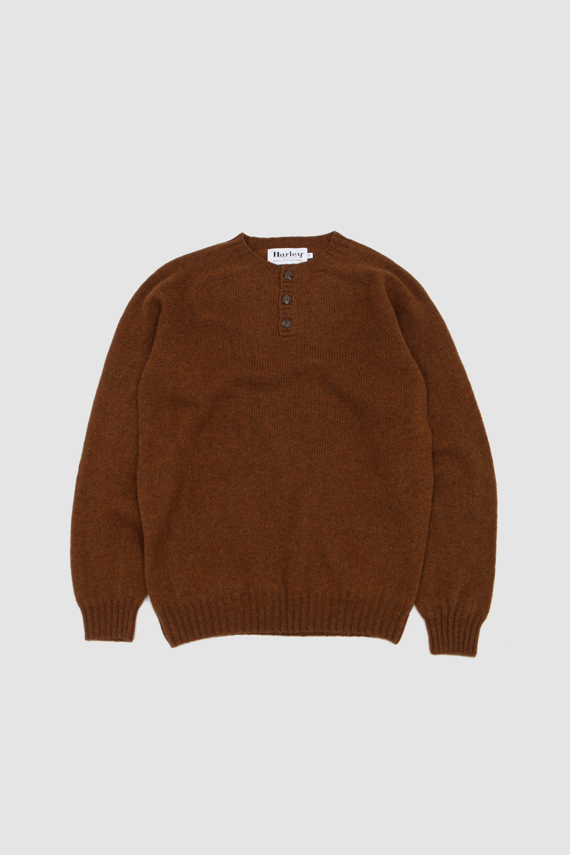 Henley Neck Sweater Walnut_1