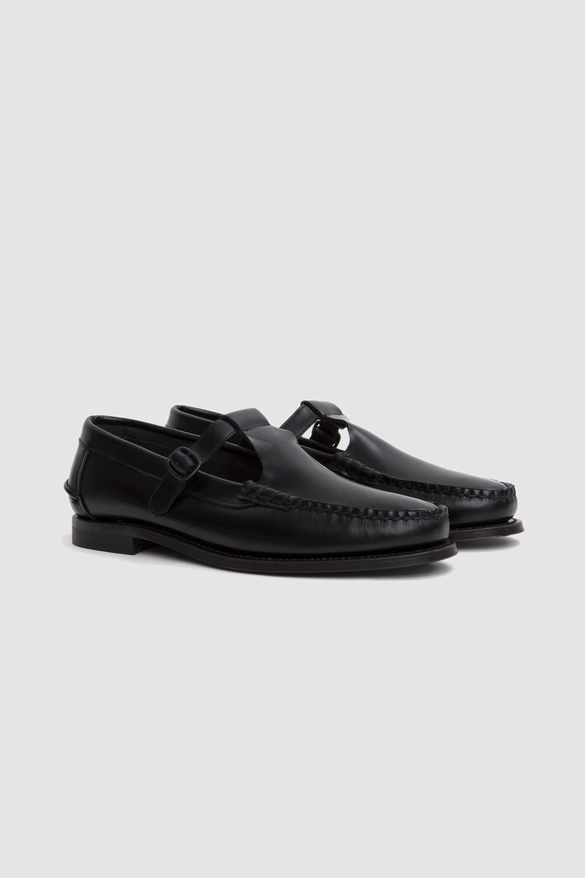 Alber T-Bar Loafer Black_2