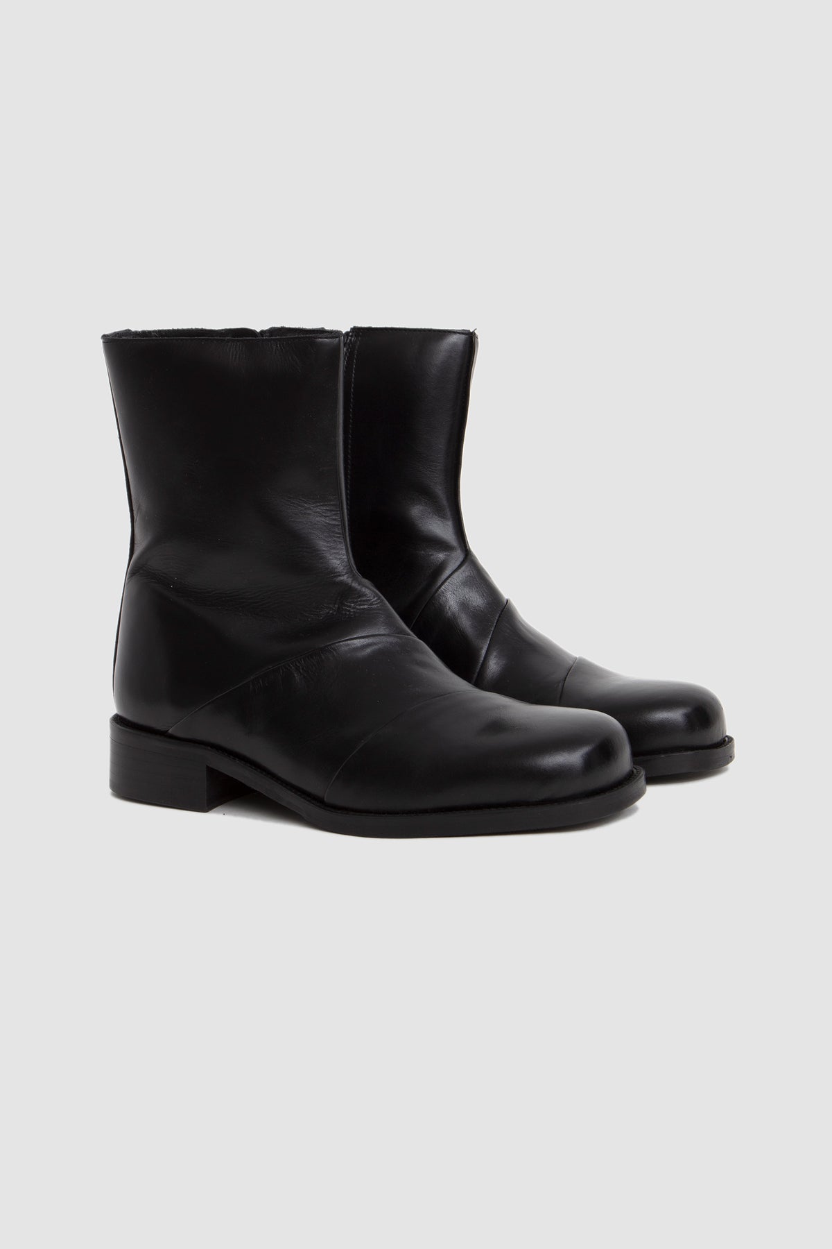 Sendre Zip Up Boot Black_2