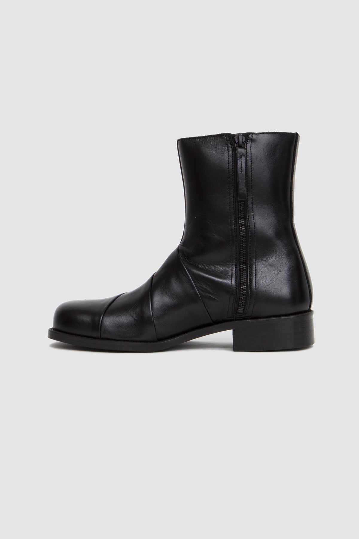 Sendre Zip Up Boot Black_4