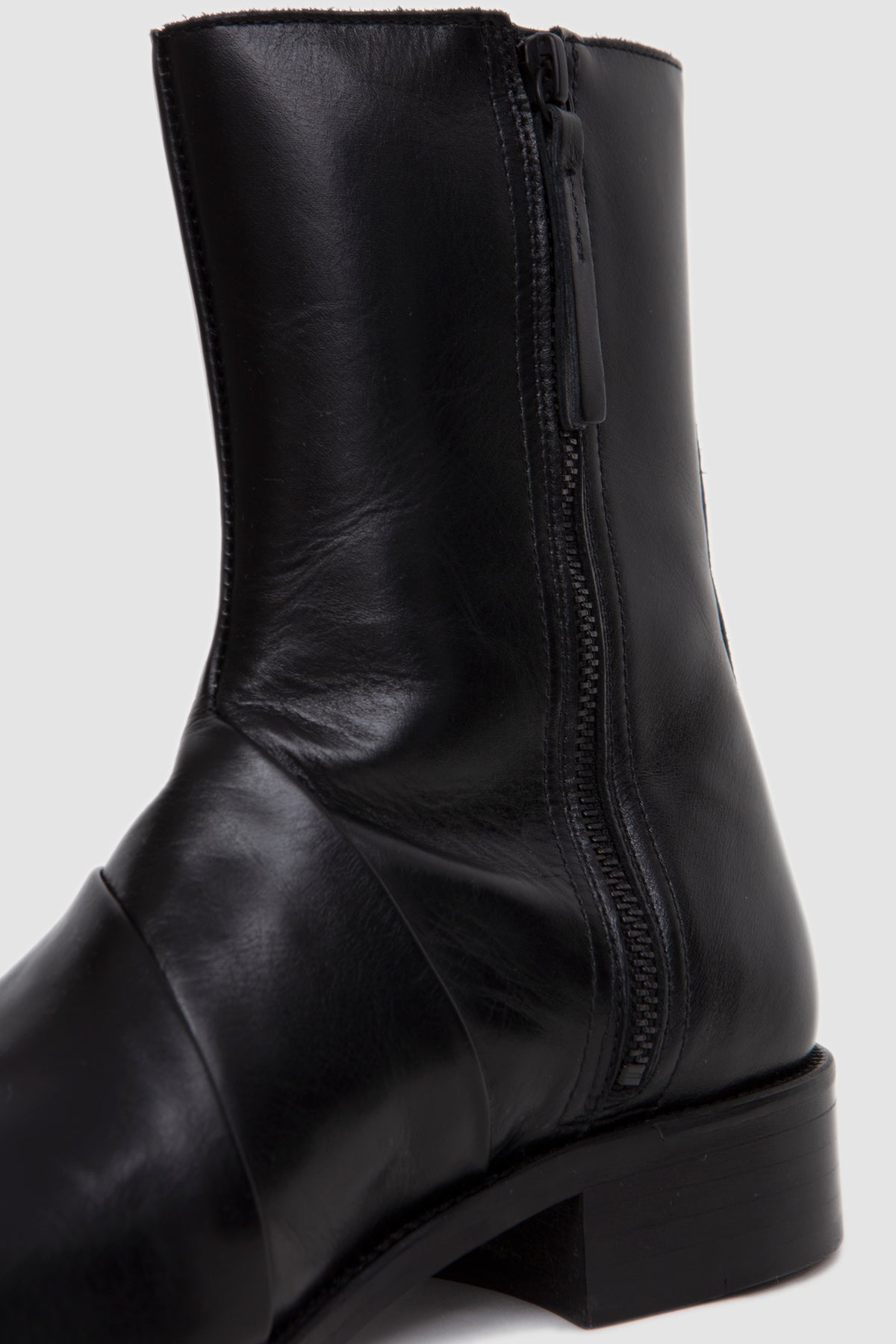 Sendre Zip Up Boot Black_6