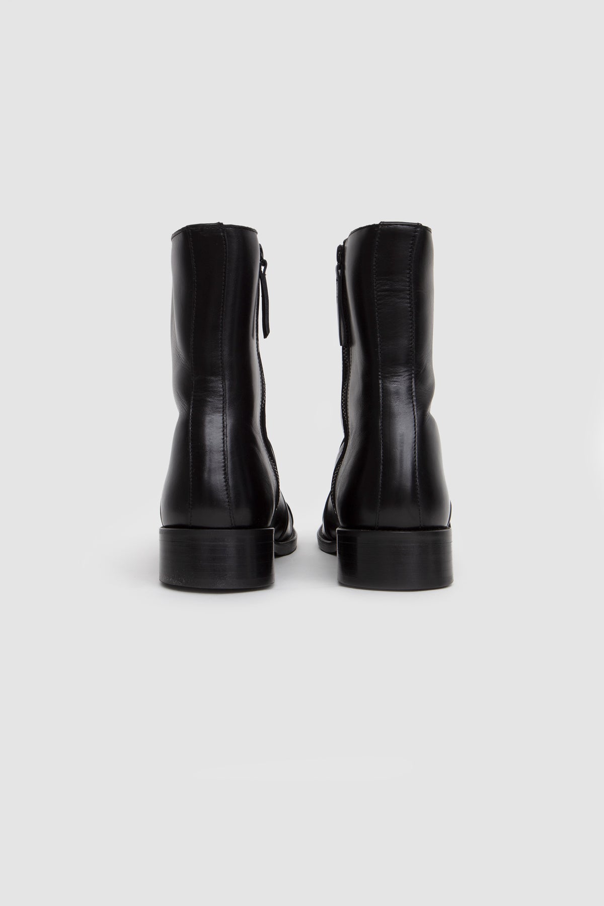Sendre Zip Up Boot Black_7