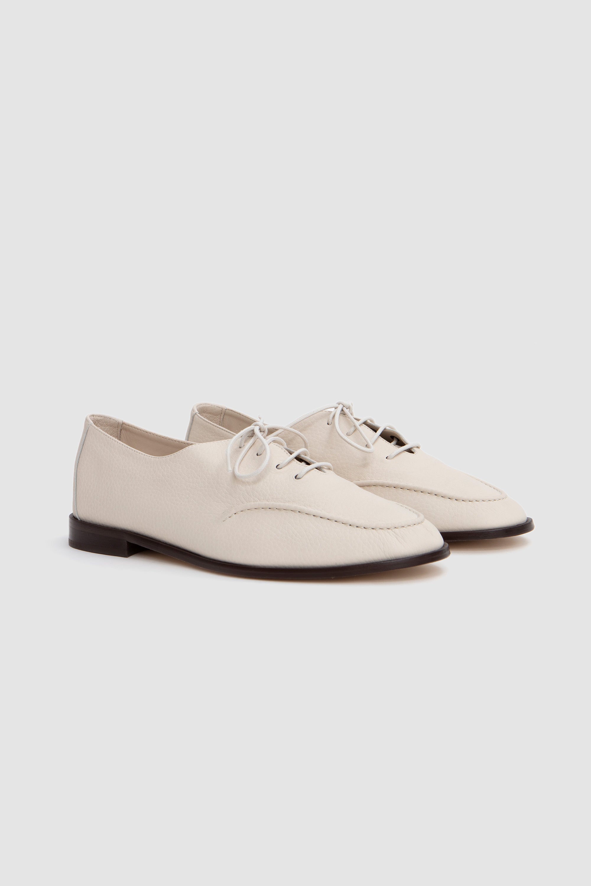 Juliol Lace Up Loafer Ivory_2