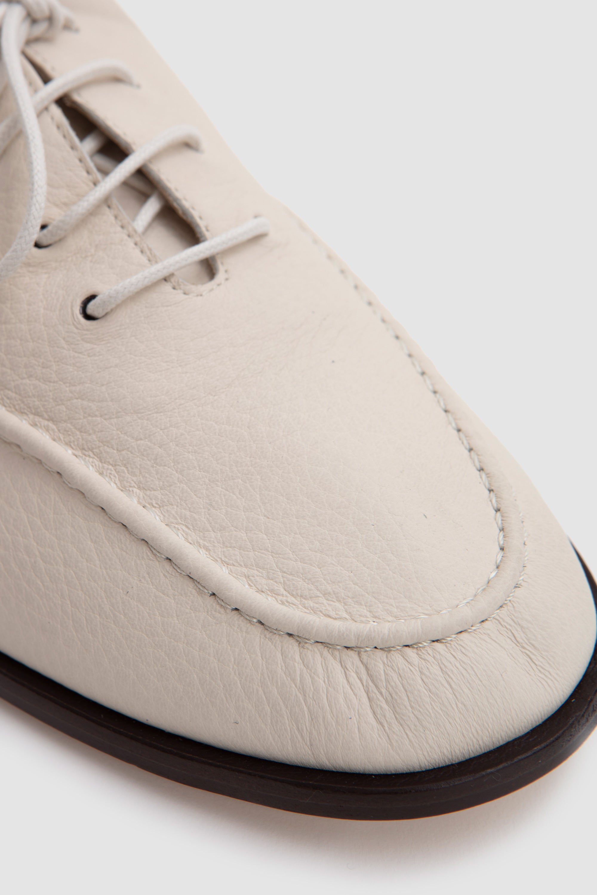 Juliol Lace Up Loafer Ivory_5