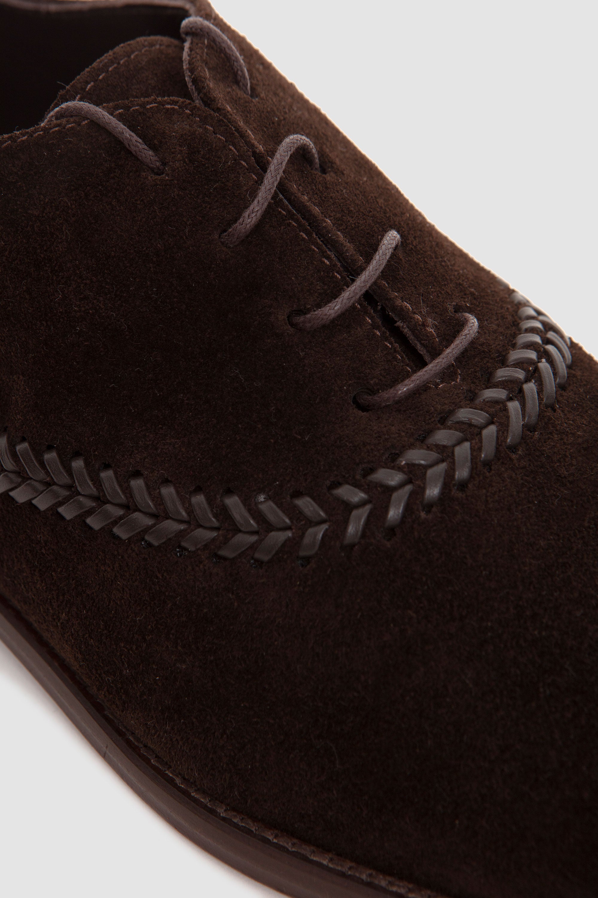Sastre Lace Up Suede Dark Brown_5