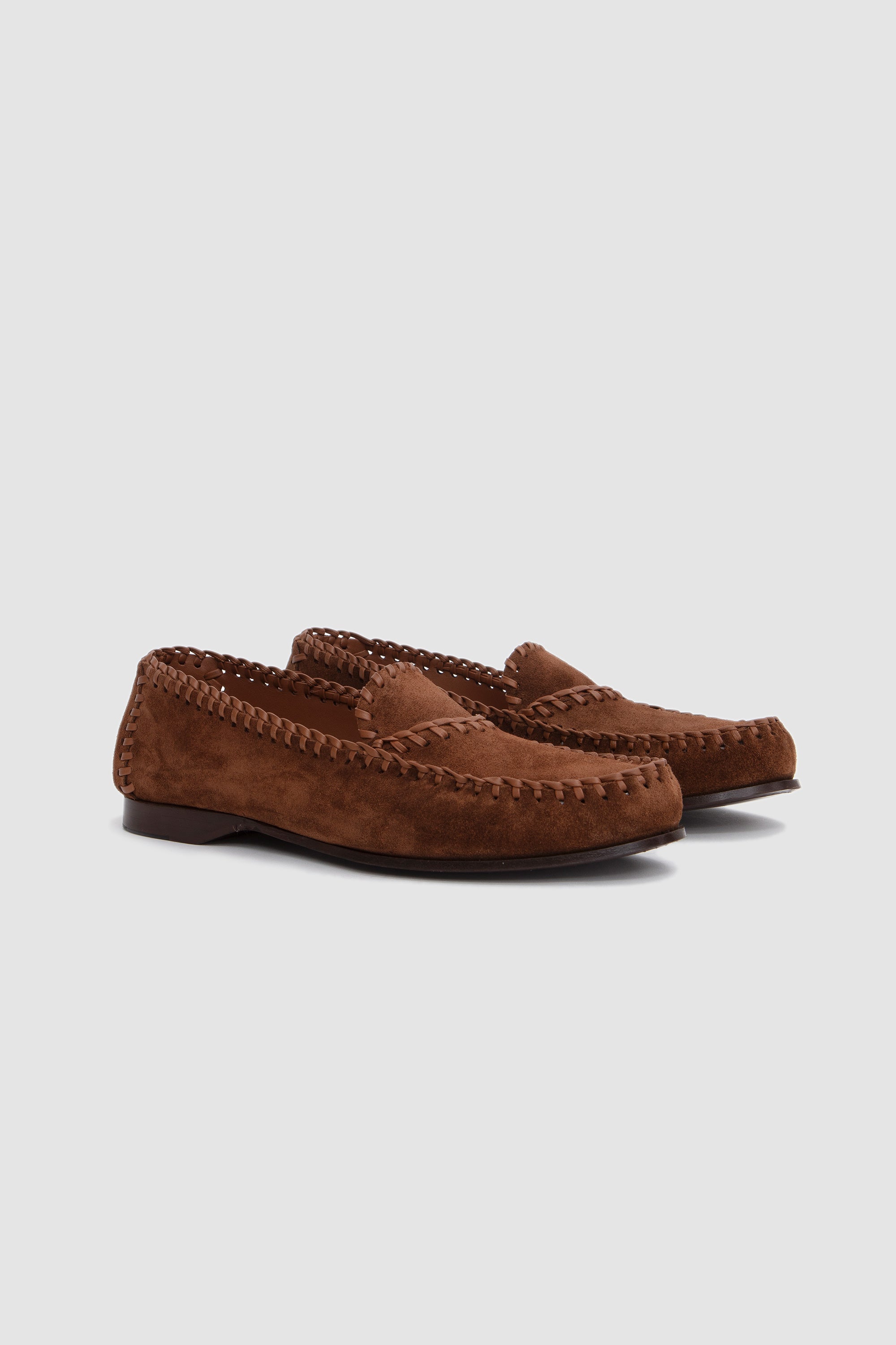 Sastre Suede Slip-On Loafer Tan_2
