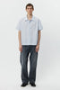 SPORTIVO STORE_Holiday Shirt Light Blue Banker Stripe