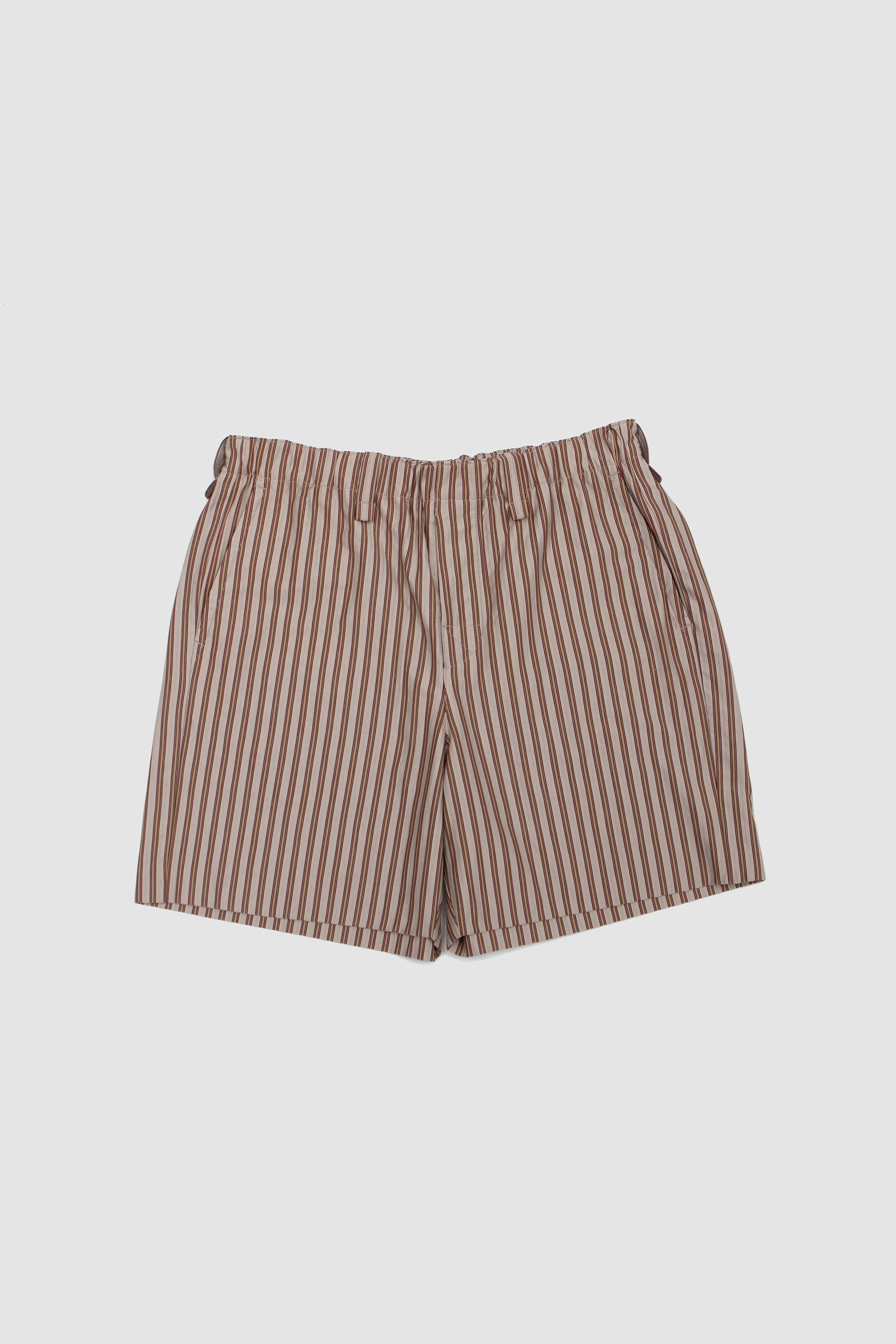 Stripe Jersey Trousers Brown