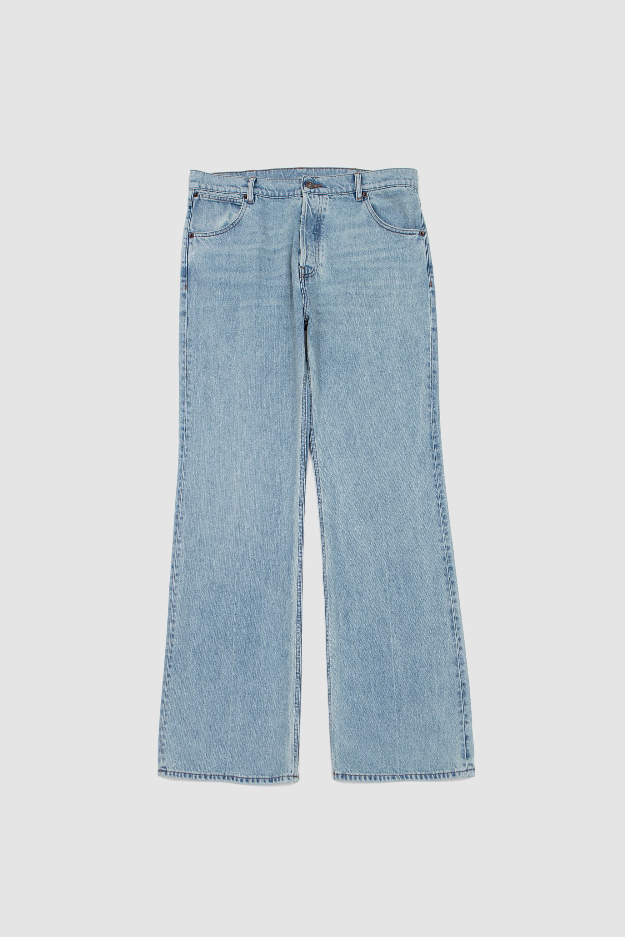 SPORTIVO [Selvedge faded heavy denim wide pants faded indigo]