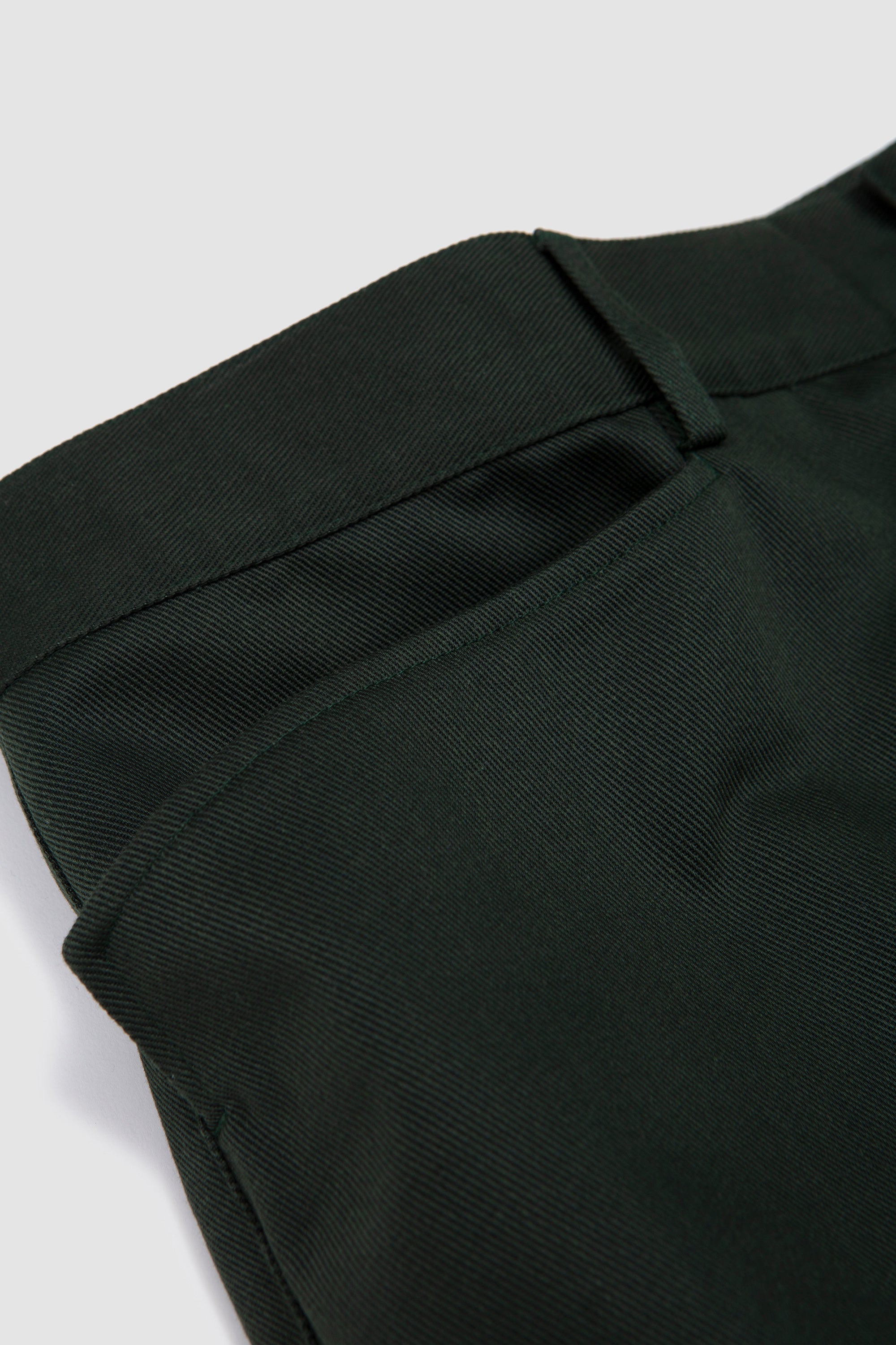 Flared Trousers Bottle Green_2