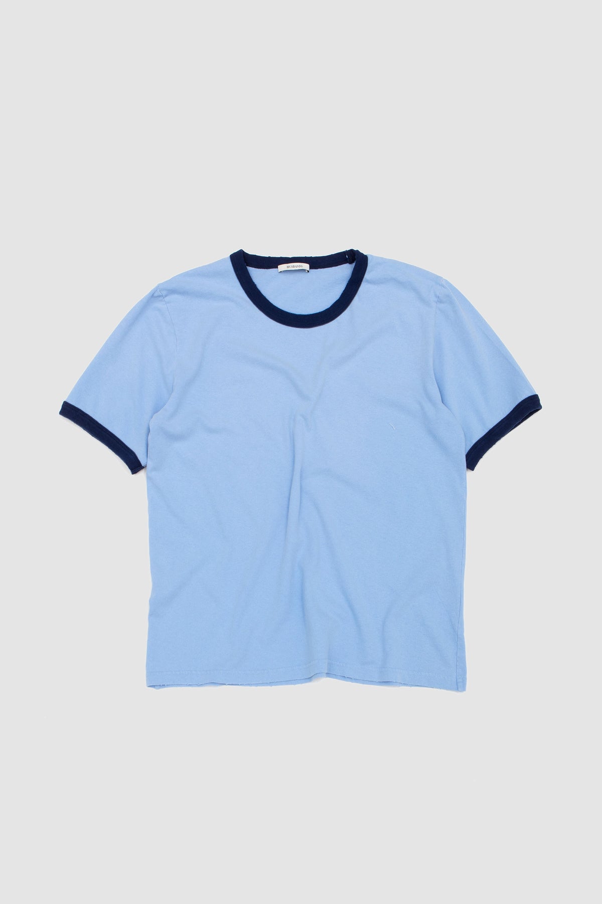 Ringer T-Shirt Light Blue/ Navy_1