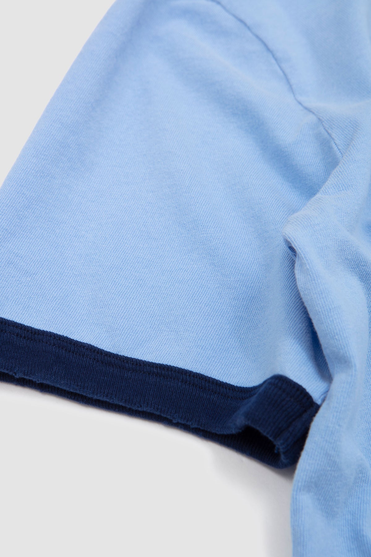 Ringer T-Shirt Light Blue/ Navy_3