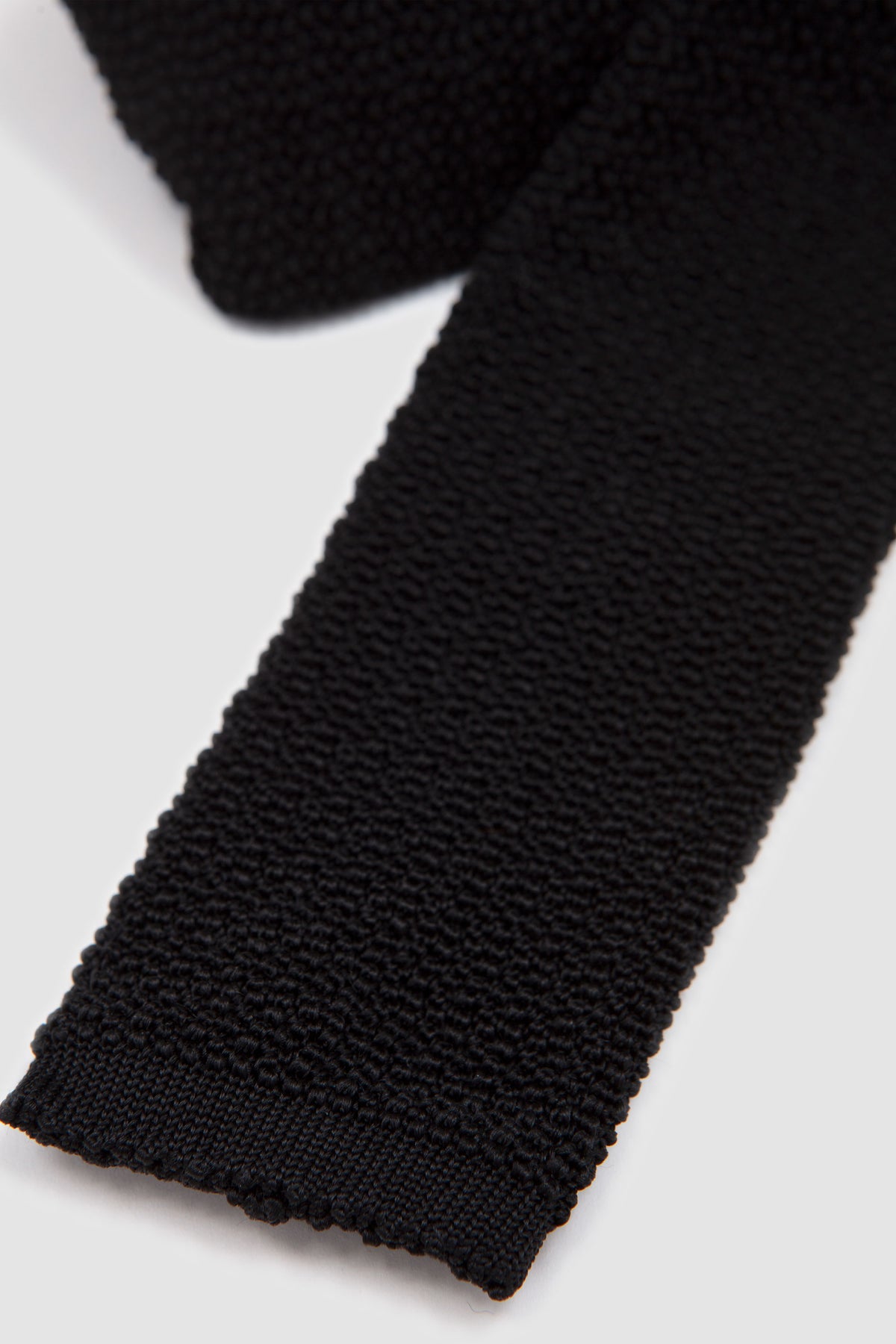 Silk Knit Tie Black_4