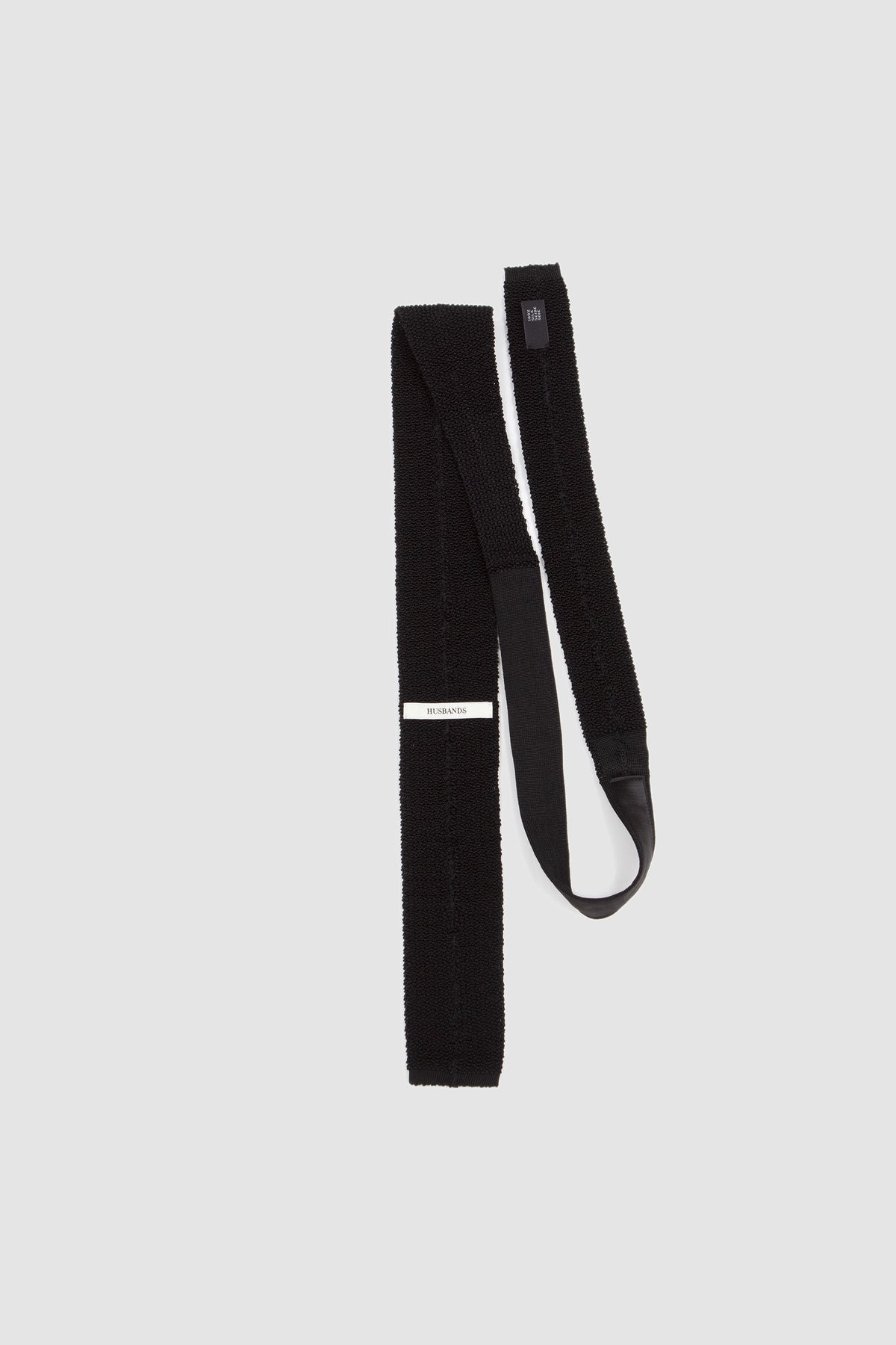 Silk Knit Tie Black_5