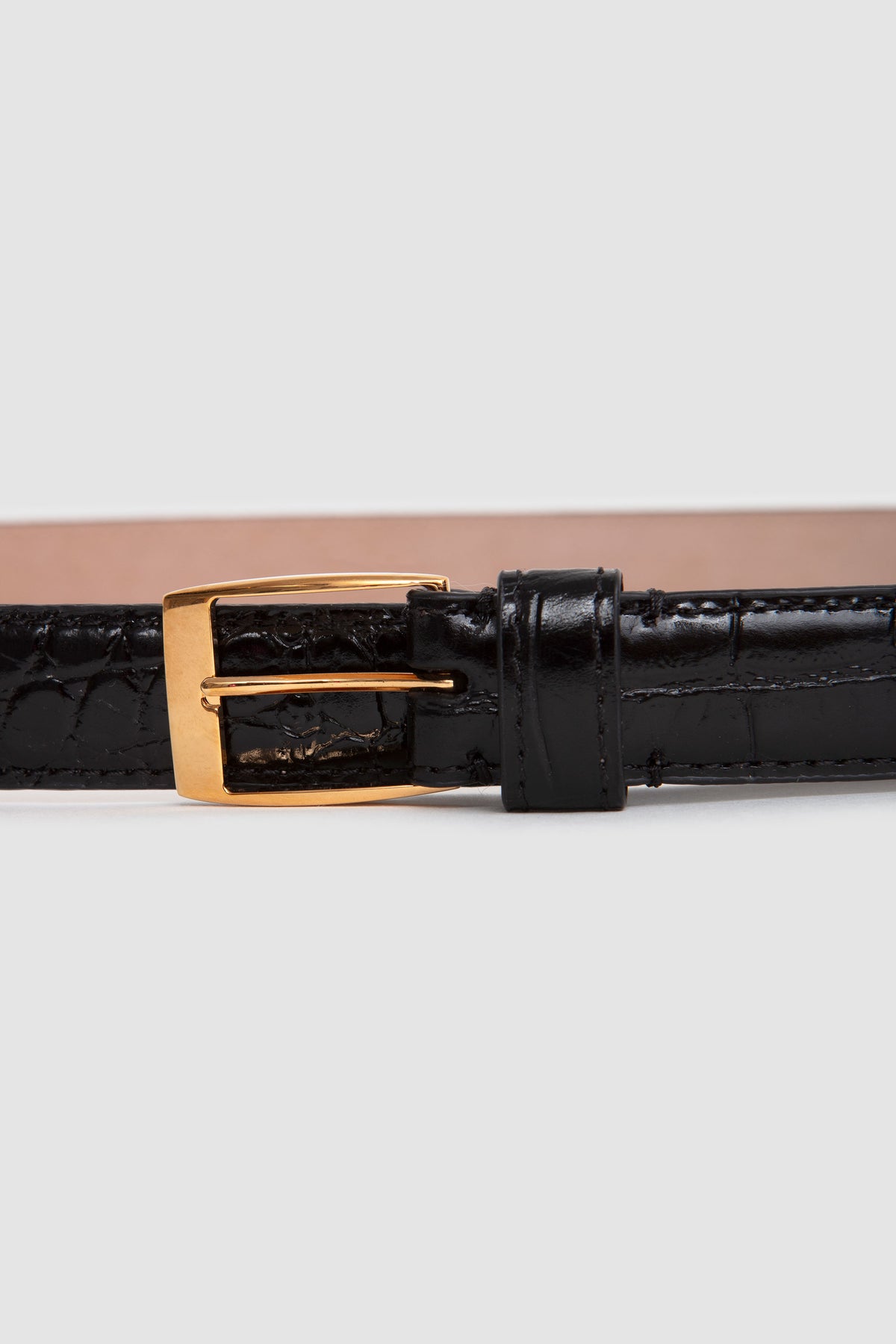 Thin Belt Croc Black_3