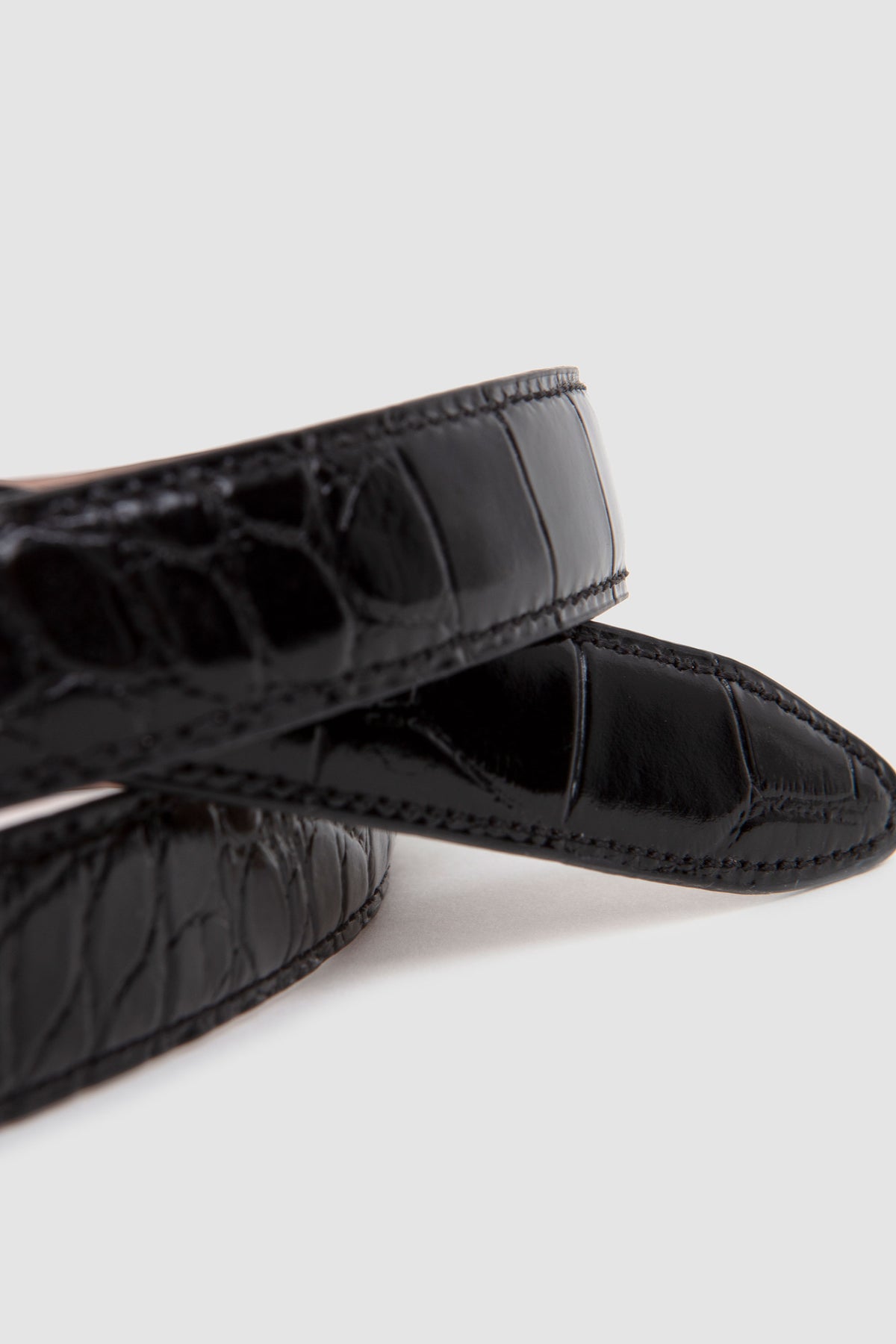 Thin Belt Croc Black_4