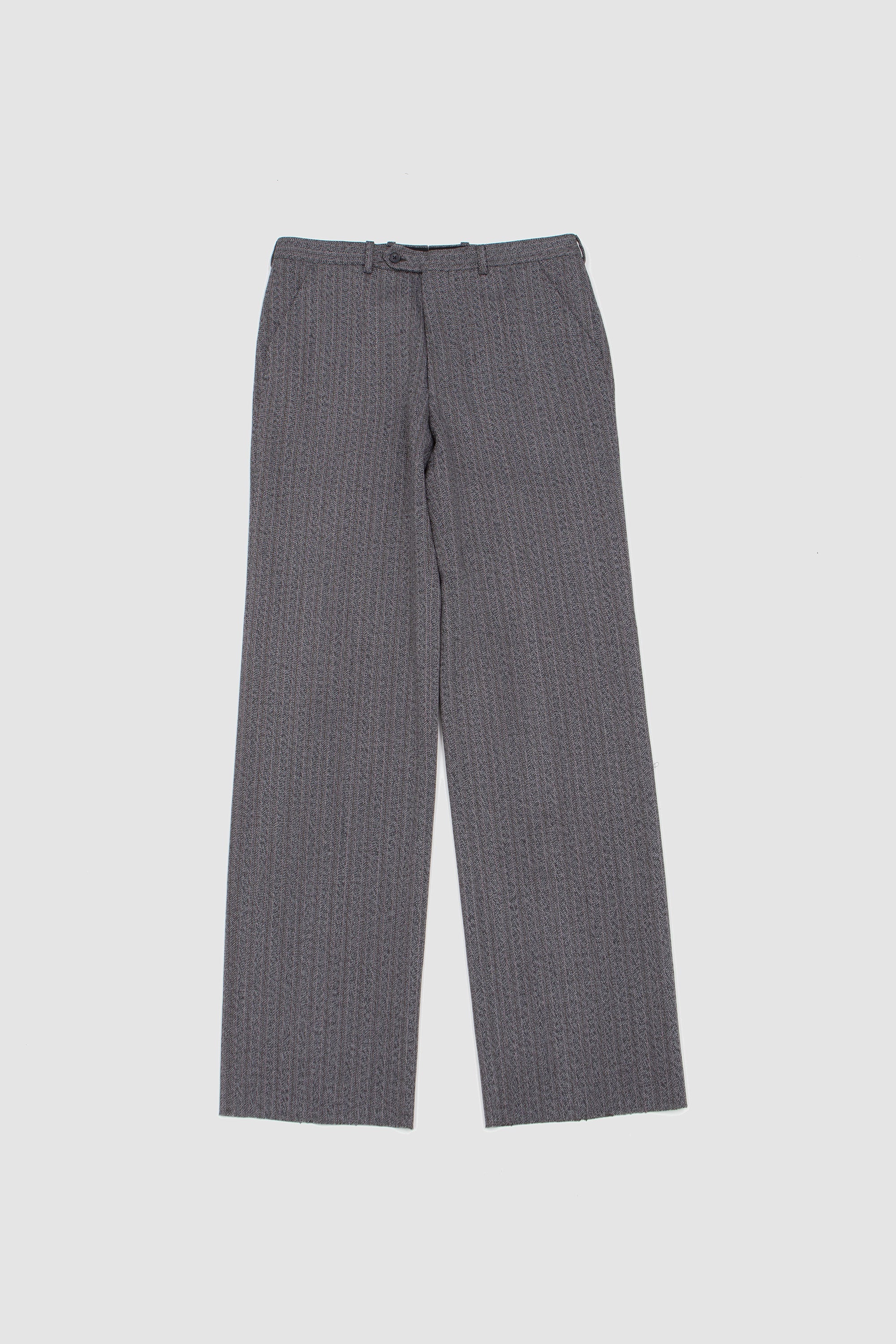 スーツ SUPER FINE TROPICAL WOOLTWO-TUCK SLACKS3 SPORTIVO [Super fine tropical wool two-tuck slacks top brown check]