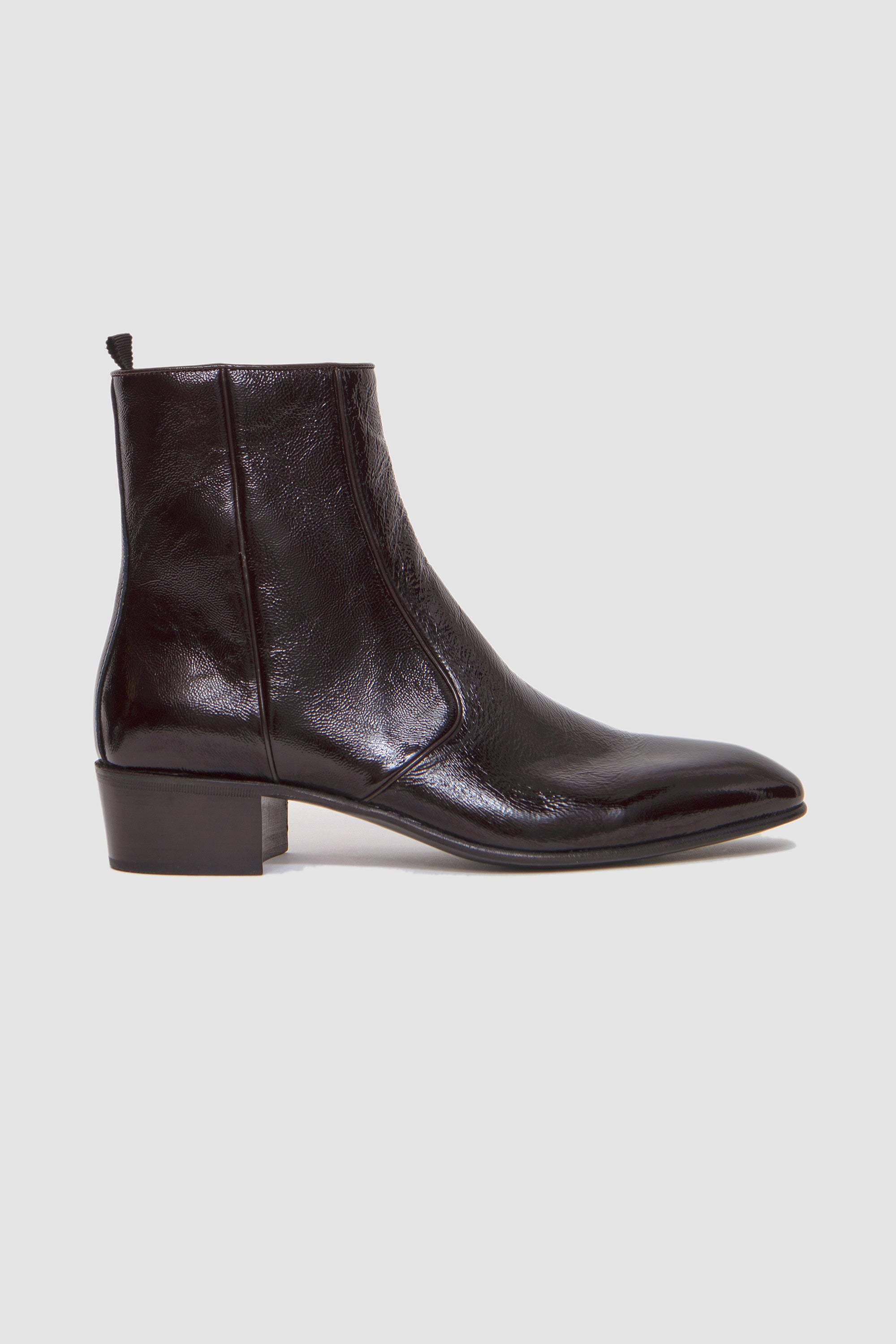 Zipped Boots Ebony_1