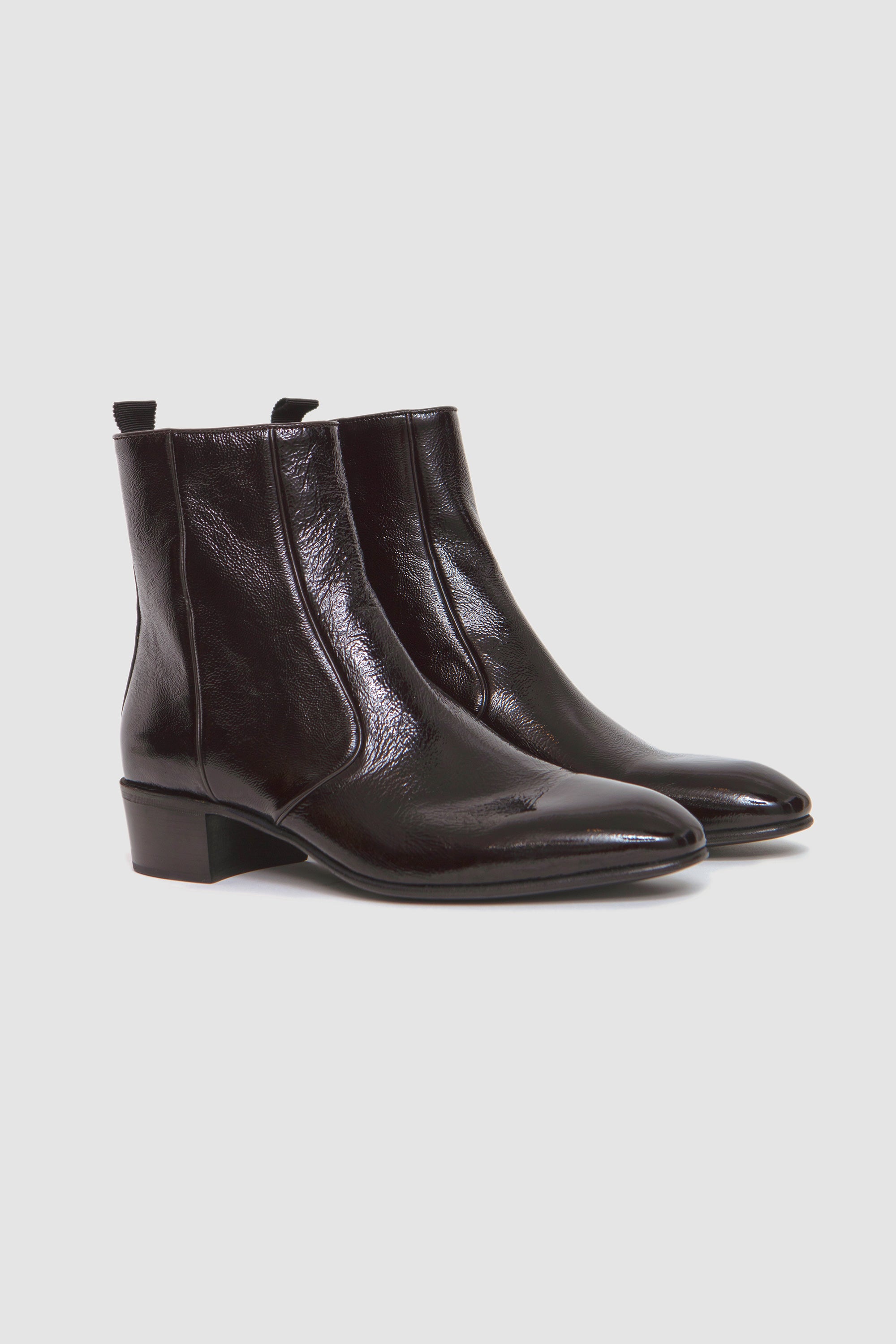 Zipped Boots Ebony